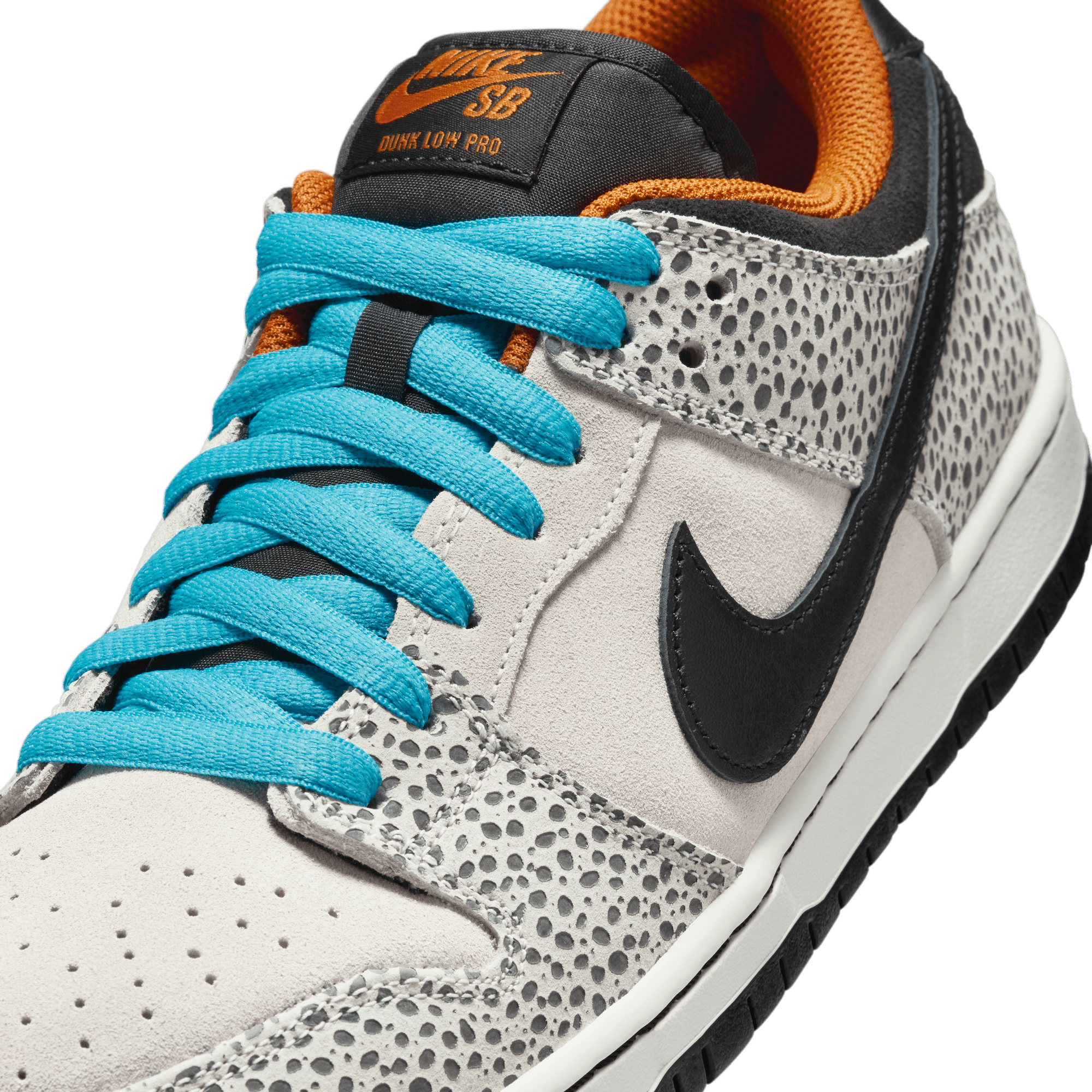 Safari Olympic Nike SB Dunk Low Skate Shoe Detail