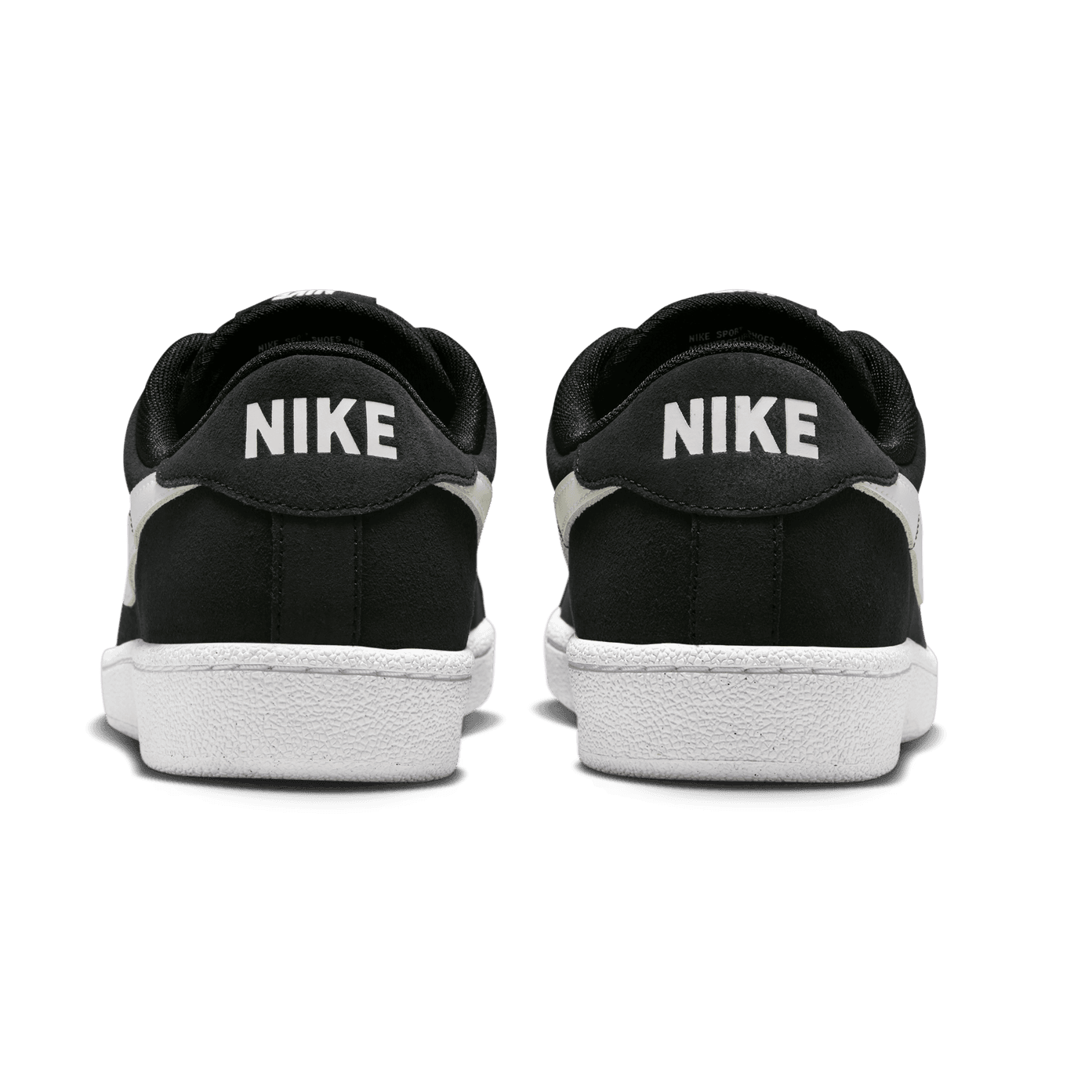 Black/White Tennis Classic Nike SB Skate Shoe Back