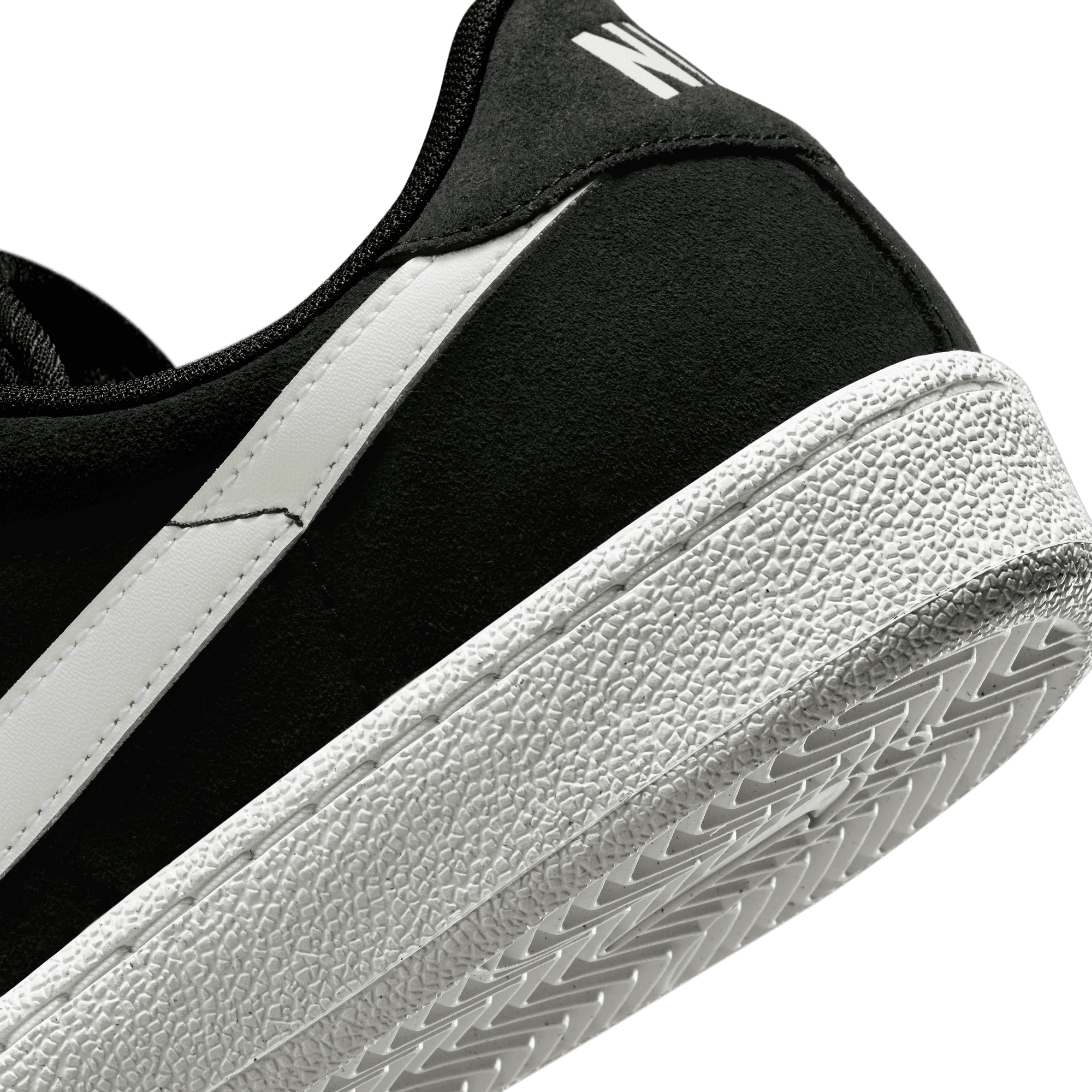 Black/White Tennis Classic Nike SB Skate Shoe Detail