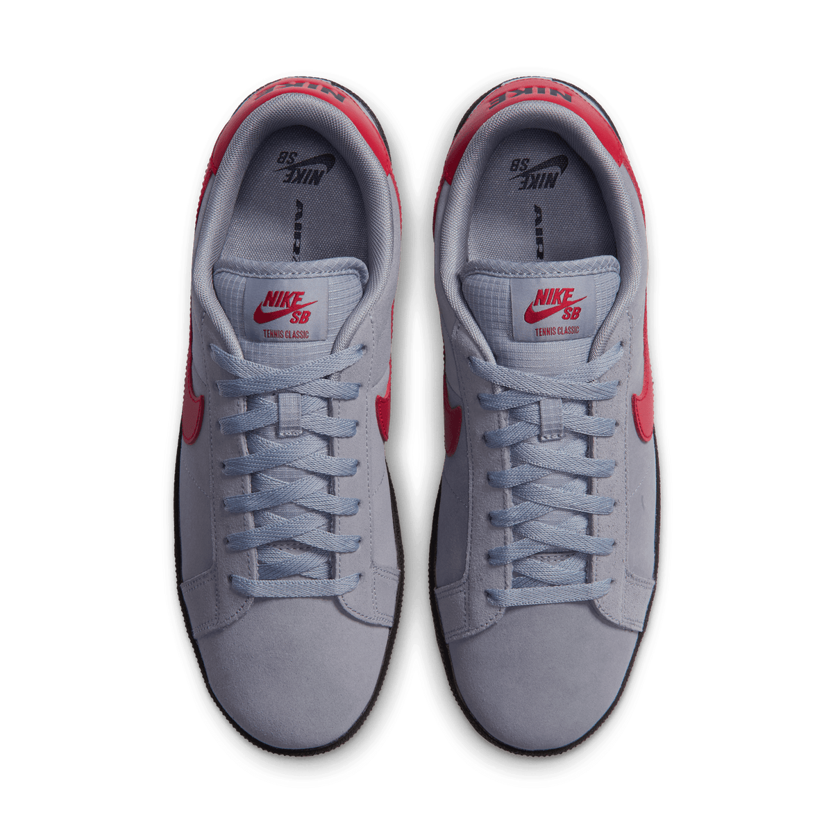 Stealth Grey Tennis Classic Nike SB Skate Shoe Top