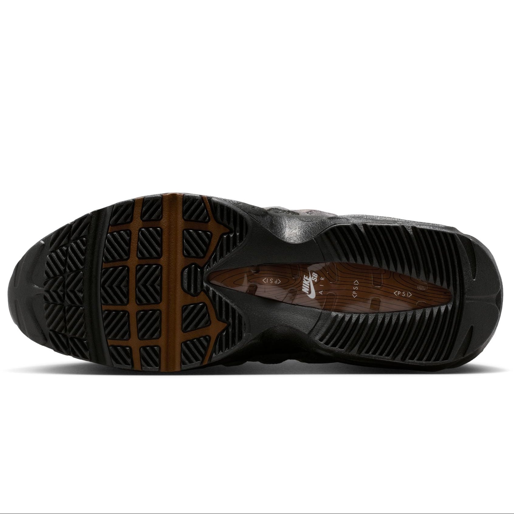 Cacao Wow Air Max 95 Nike SB Skate Shoe Bottom