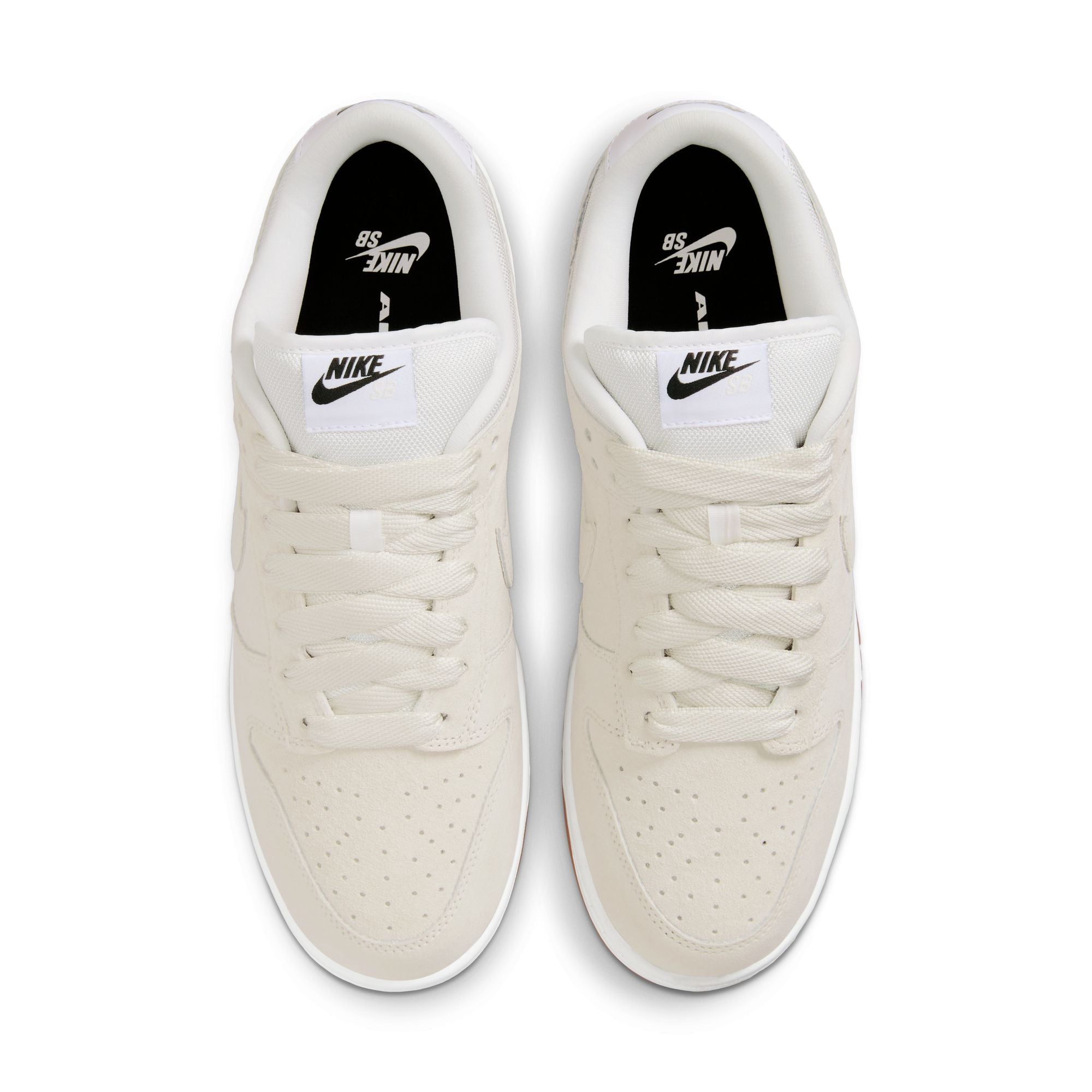 Pale Ivory Nike Sb Dunk Low Pro B Top View