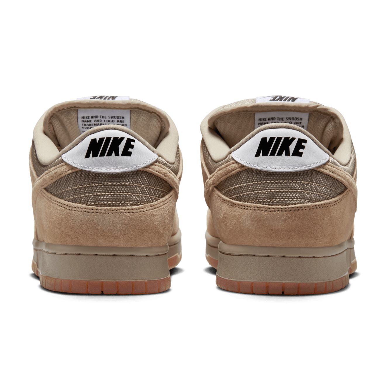 Parachute Beige Dunk Low Pro B Nike SB Skate Shoe Back