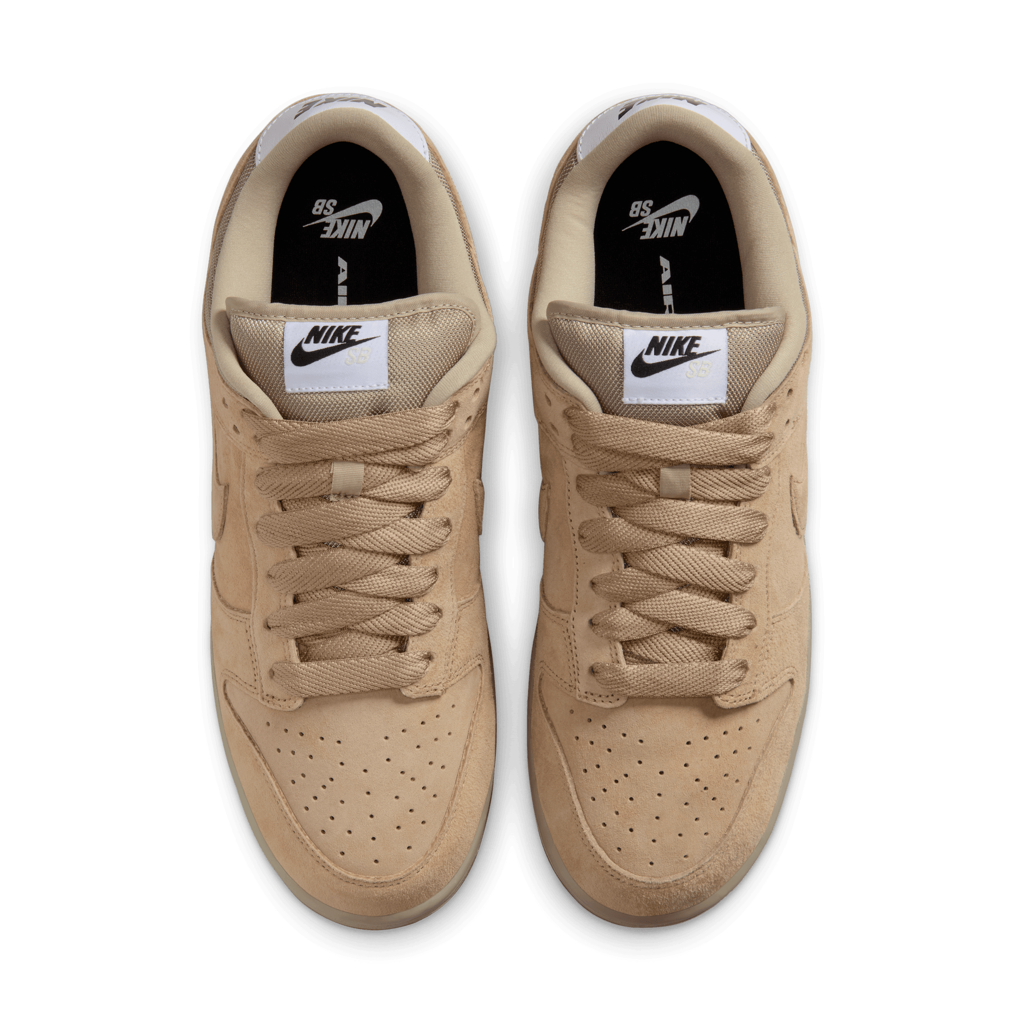 Parachute Beige Dunk Low Pro B Nike SB Skate Shoe Top