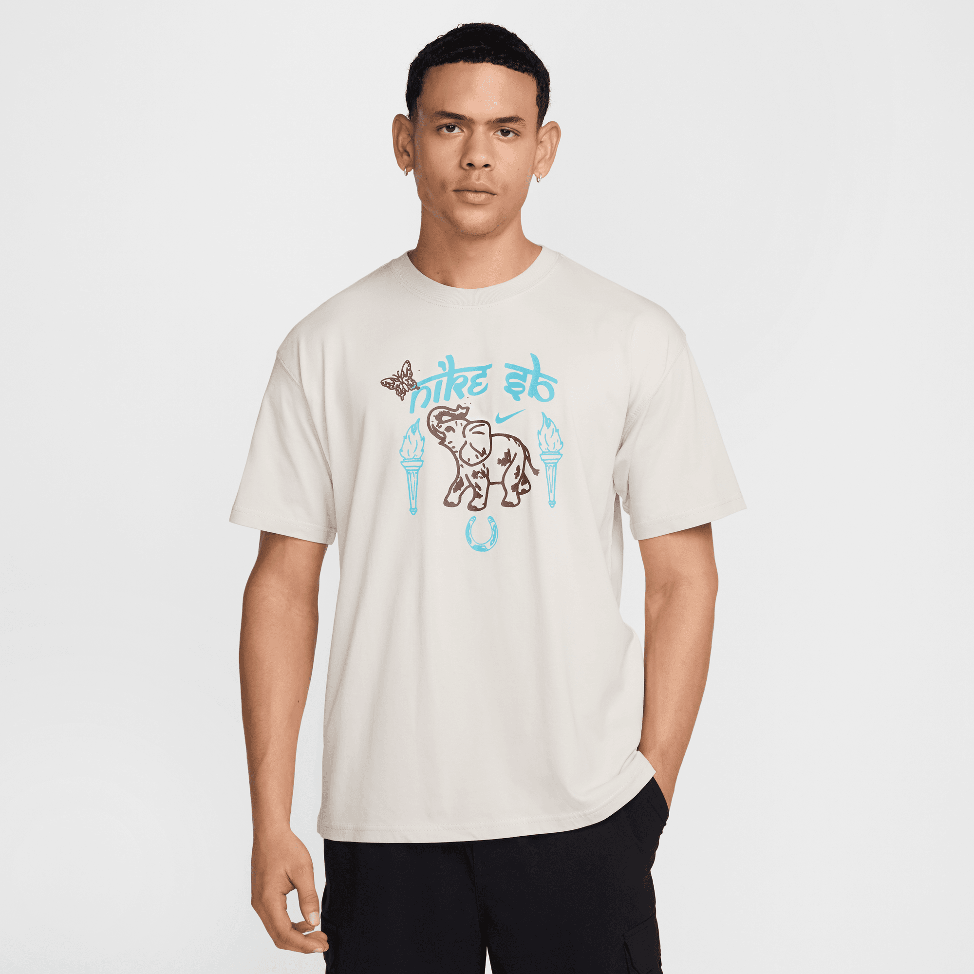 Light Bone Max0 Elephant Nike SB T-Shirt