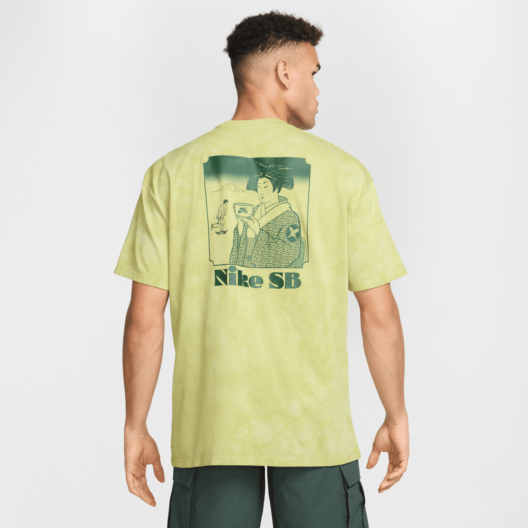 Olive Aura Yuto Nike SB T-Shirt Back