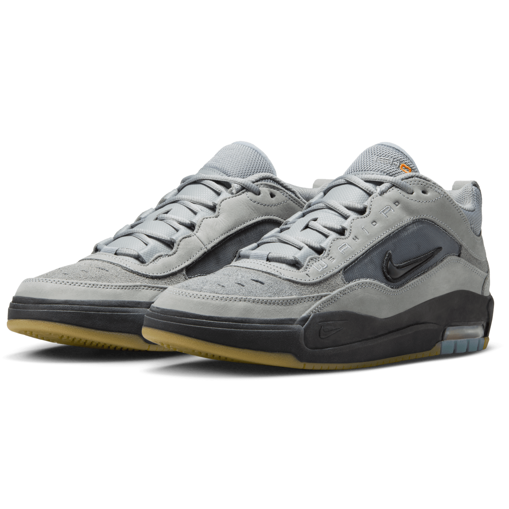 Cool Grey Wair Max 2 Nike SB ISO Skate Shoe Front