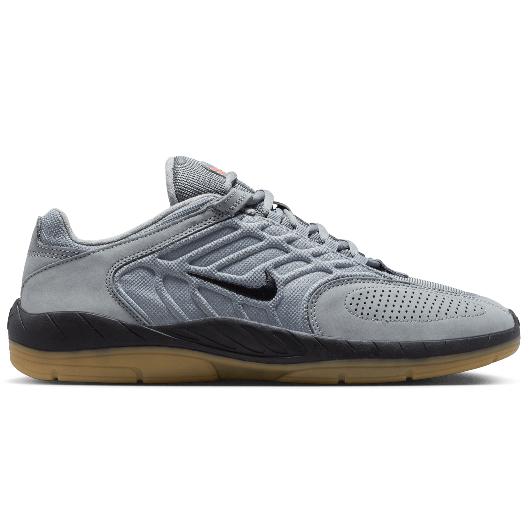 Cool Grey Orange Label Vertebrae Nike SB Skate Shoe
