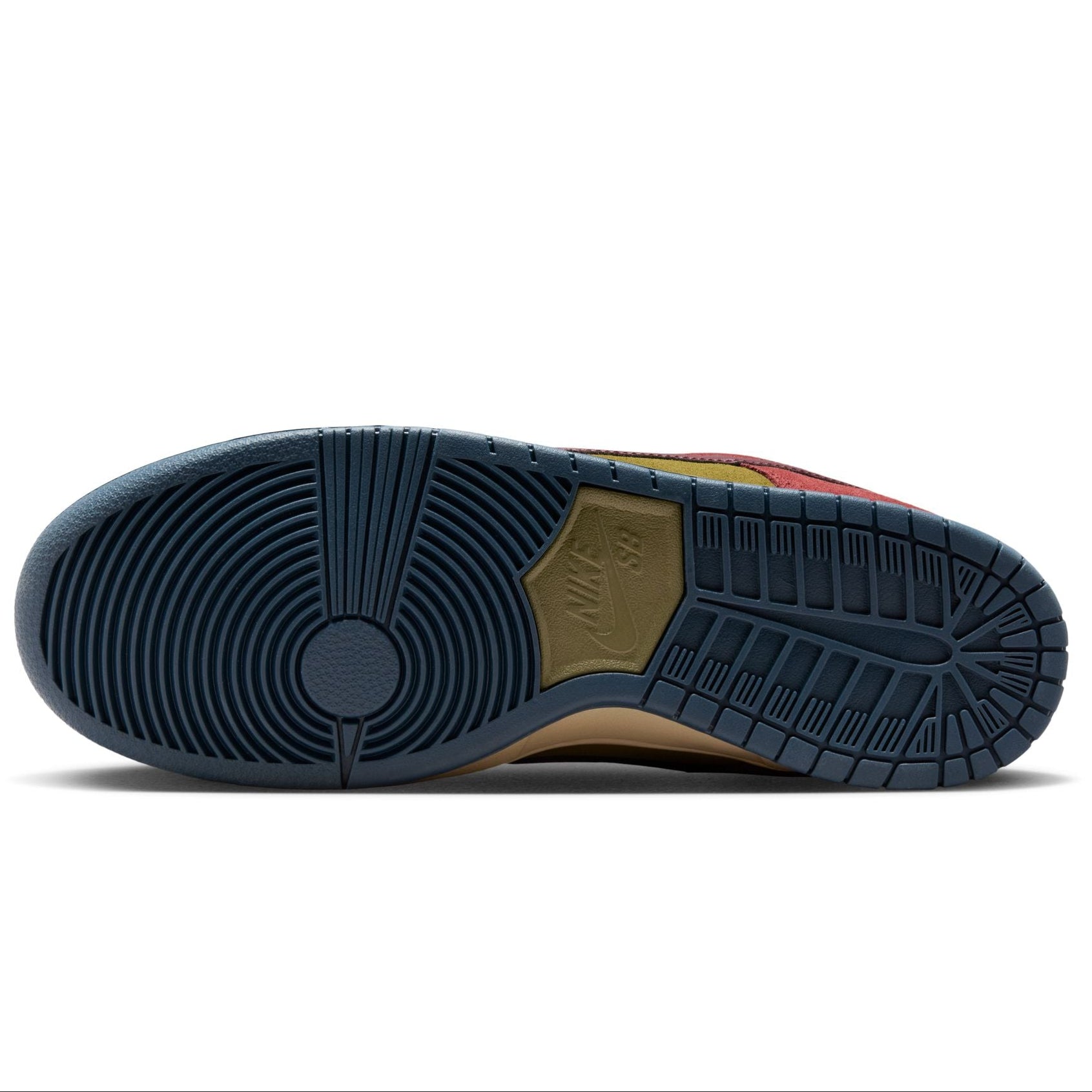 Dark Team Red Nike Sb Dunk Low Skate Shoe Bottom
