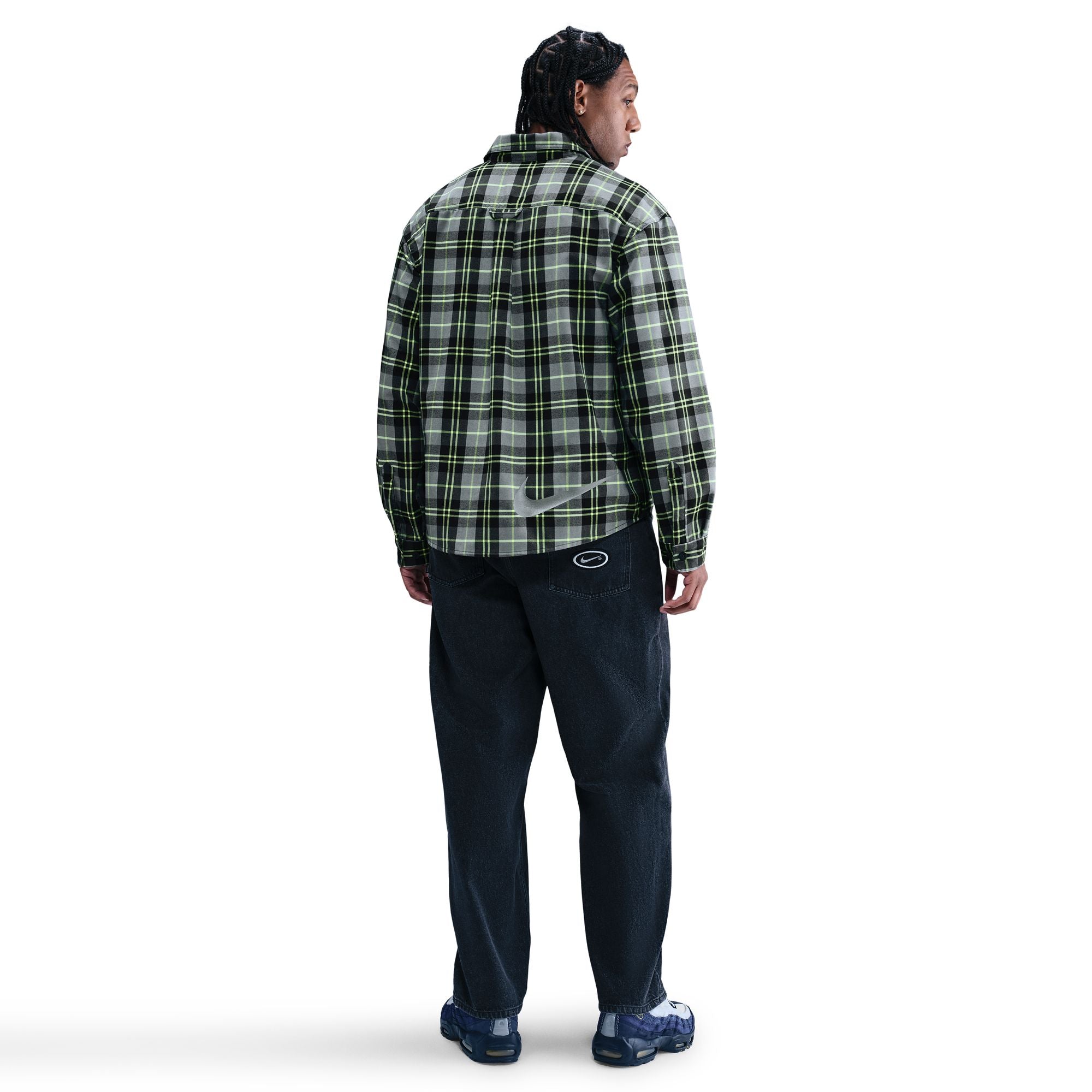 Dark Smoke Grey Eric Koston Nike SB Flannel Back