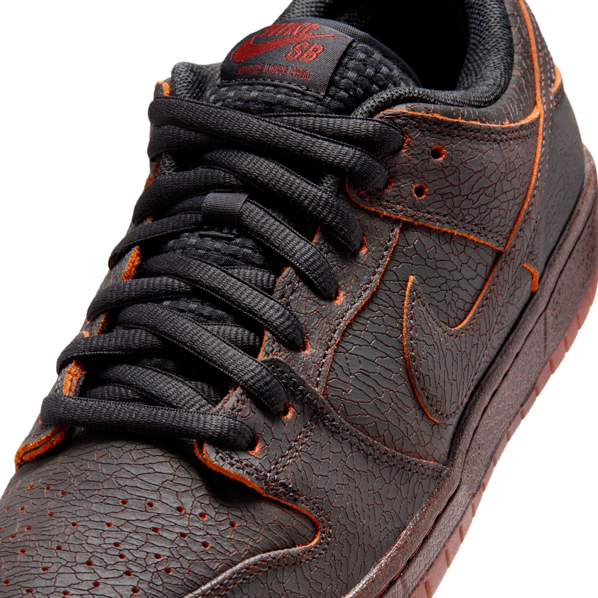 Krampus Nike SB Dunk Low Skate Shoe Detail