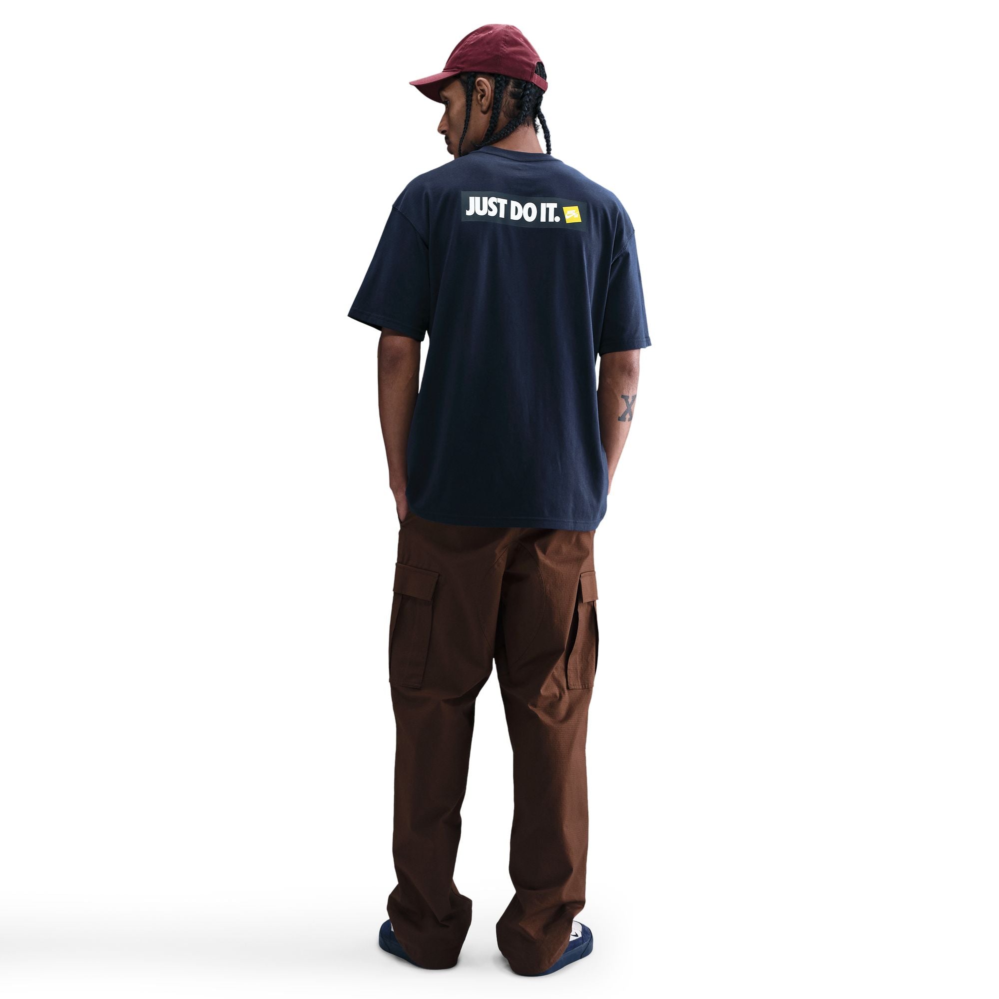 Navy Eric Koston Just Do A Kickflip Nike SB Tee Back