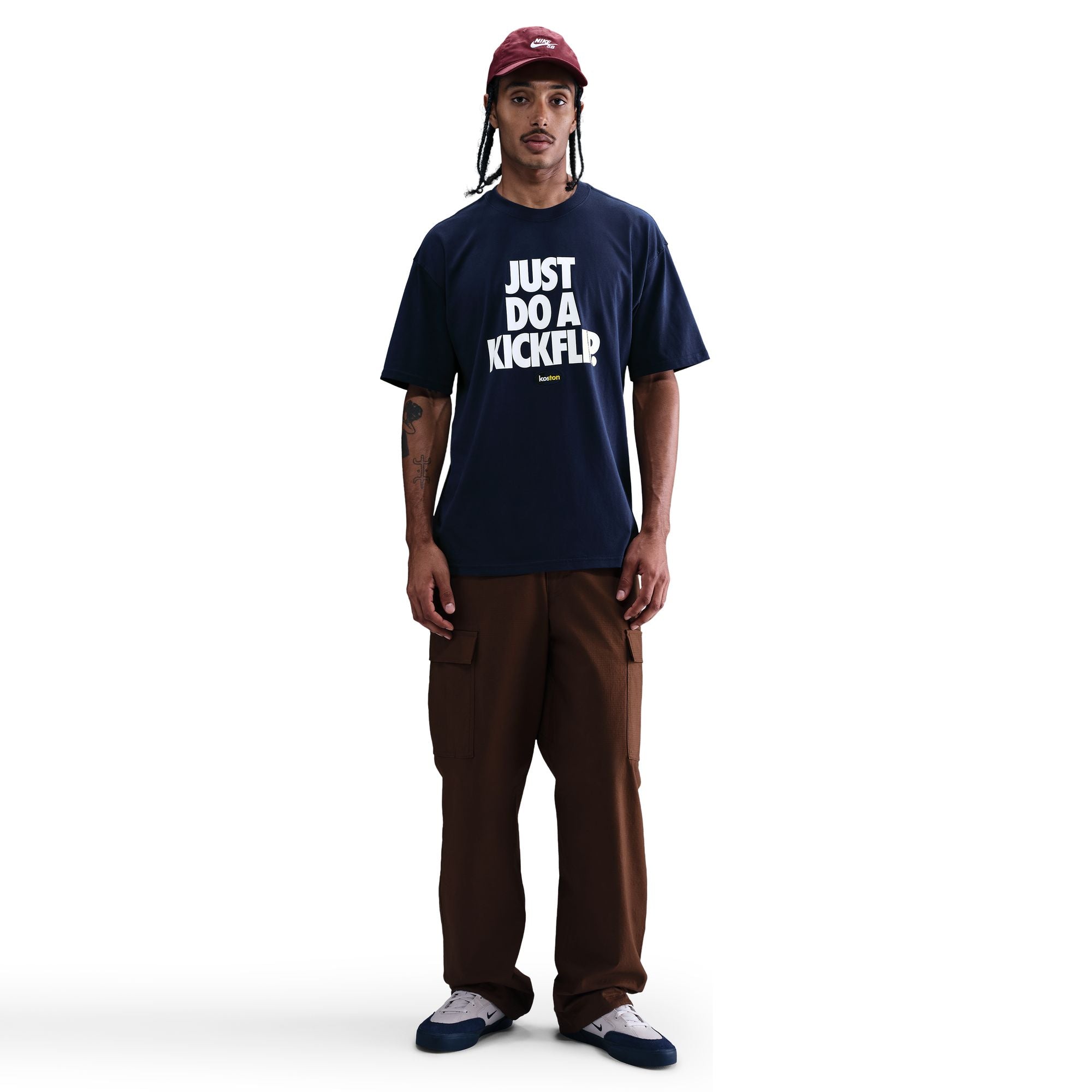 Navy Eric Koston Just Do A Kickflip Nike SB Tee