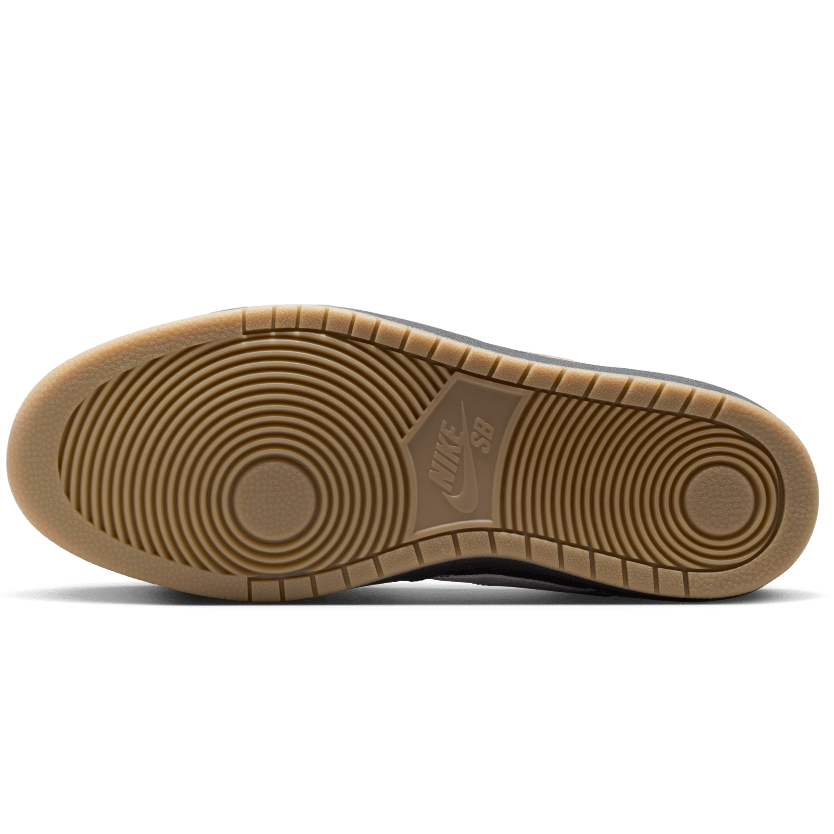 Black/Gum Code 58 Nike SB Skate Shoe Bottom