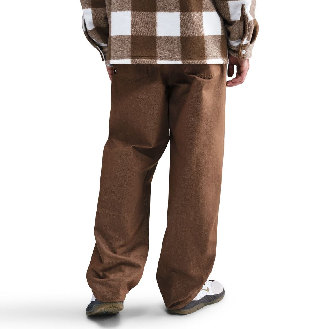 Mosswood Brown Nike SB Denim Skate Pants Back
