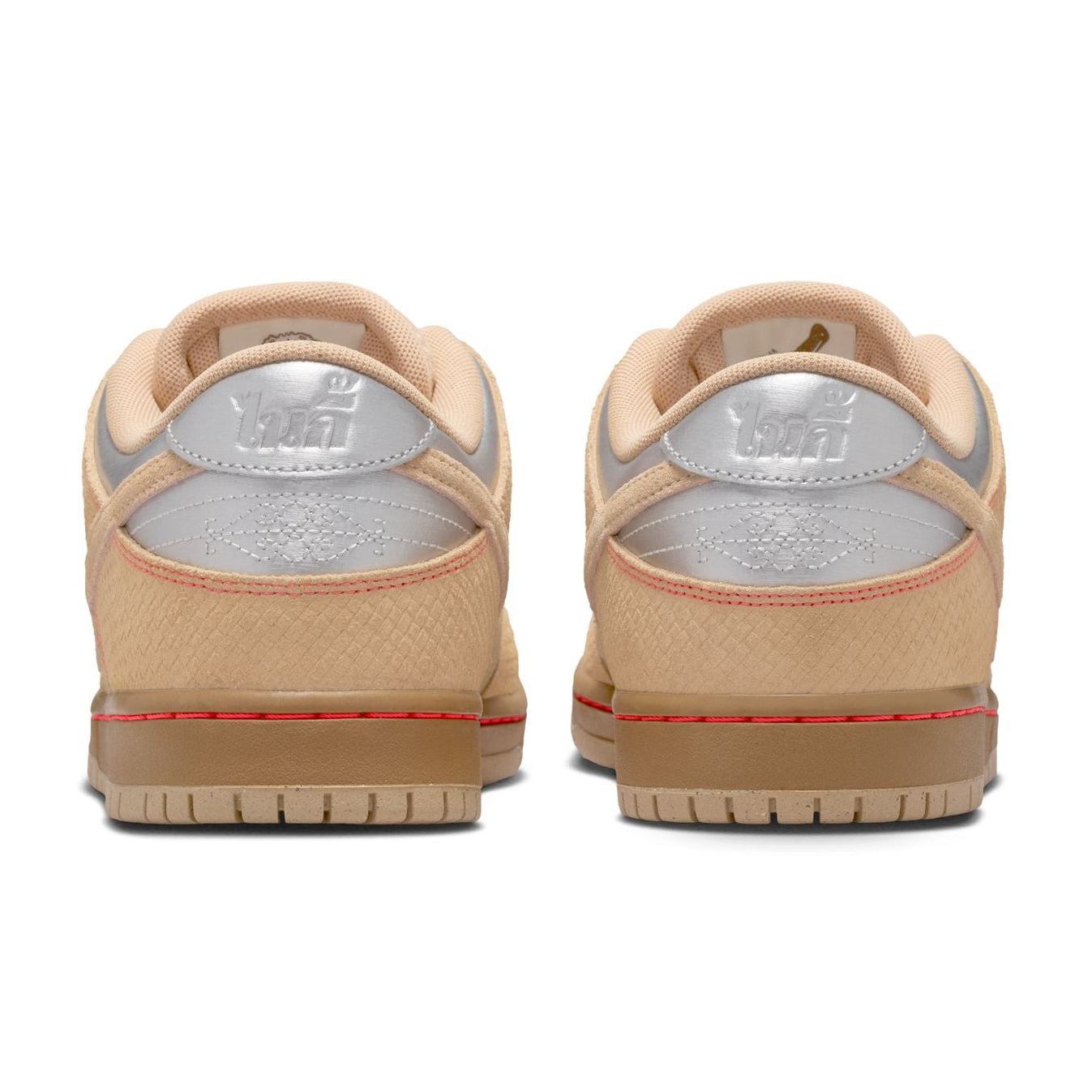 Som Tum Thai New Year Nike Sb Dunk low Skate Shoe Front Back