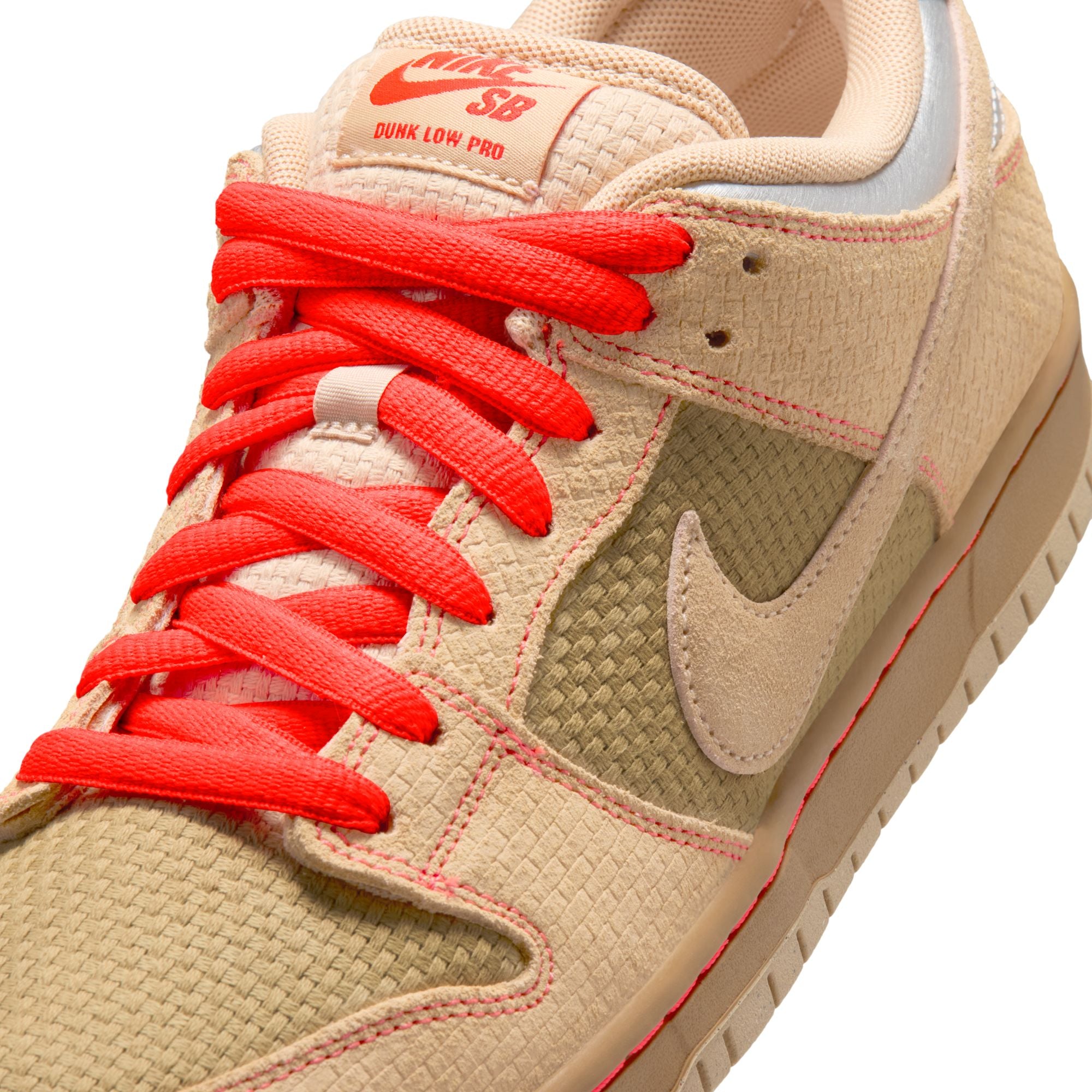Som Tum Thai New Year Nike Sb Dunk low Skate Shoe Front Detail
