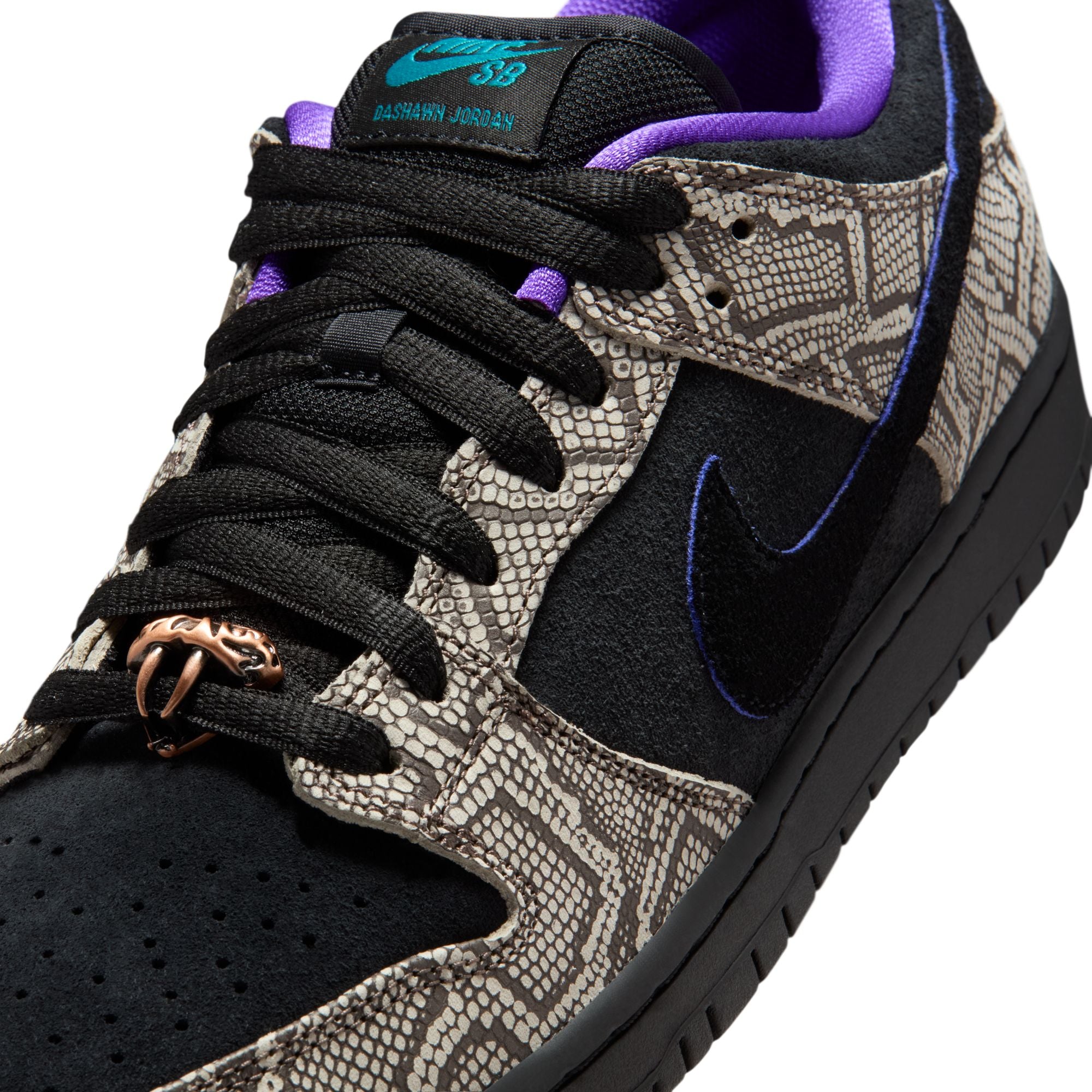 Dashawn Jordan Nike SB Dunk Low Pro Skate Shoe Detail