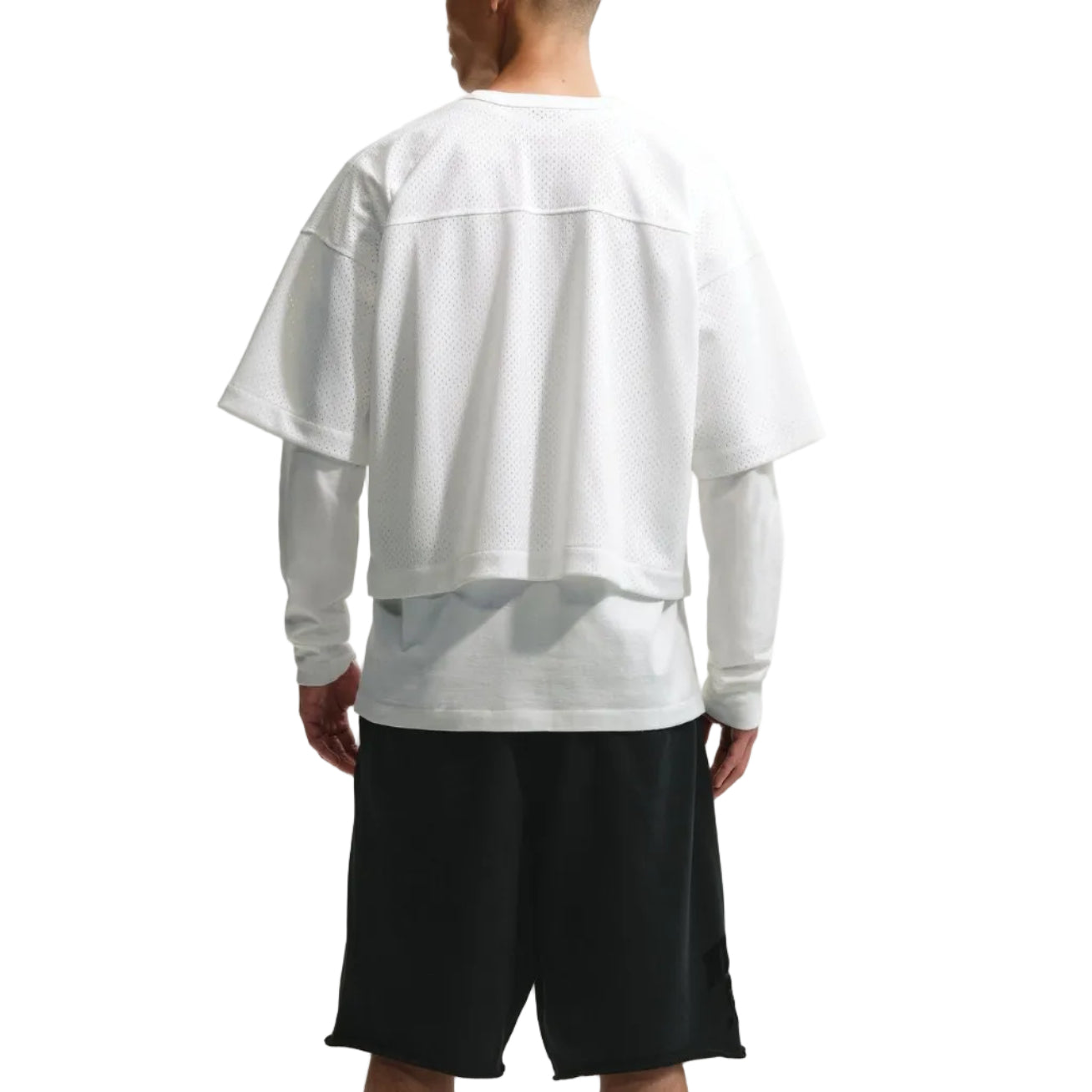 White Mesh Nike SB Football Jersey Back