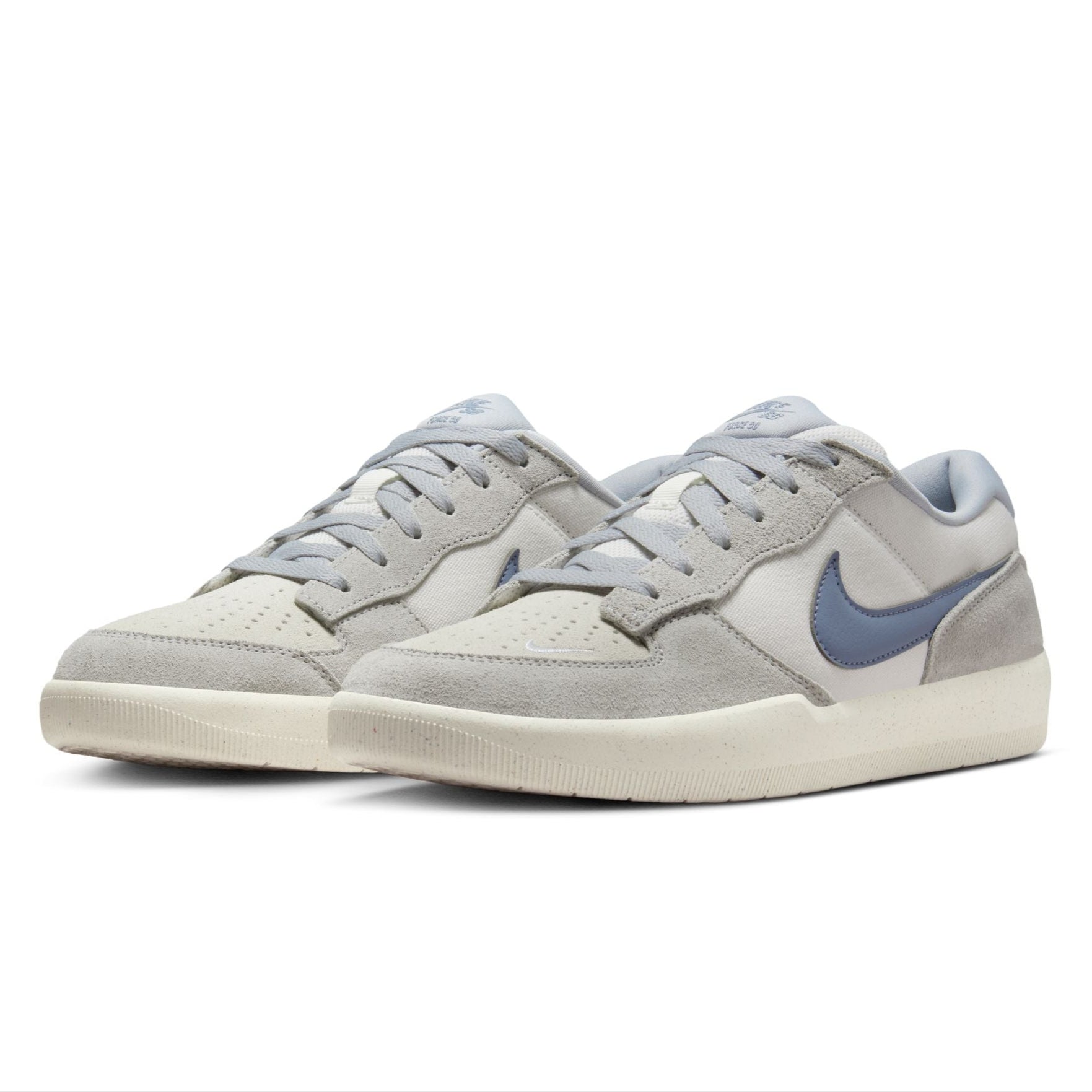 Sail White Force 58 Nike SB Skate Shoe Front
