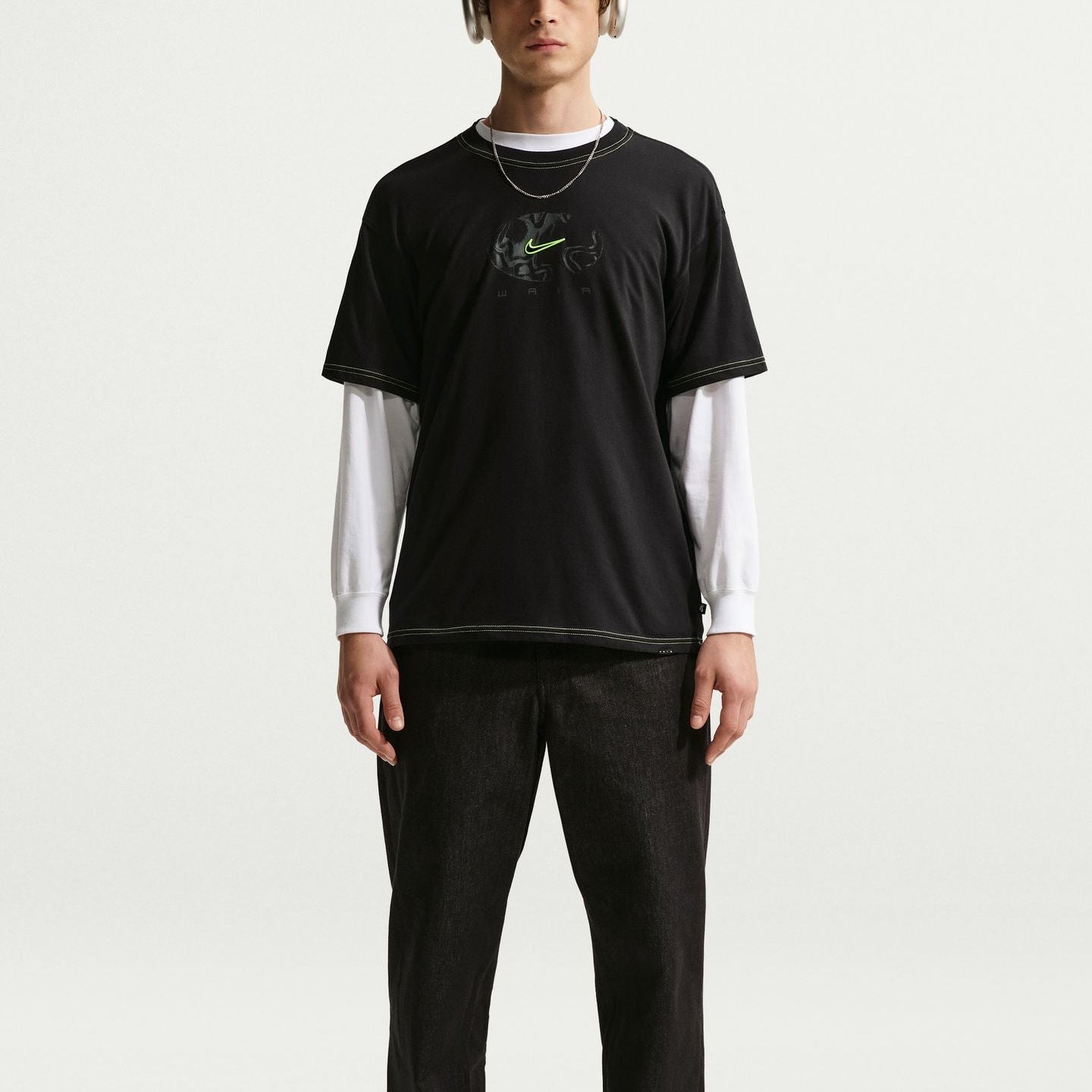 Black Nike Sb Ishod Wair Skate Tee