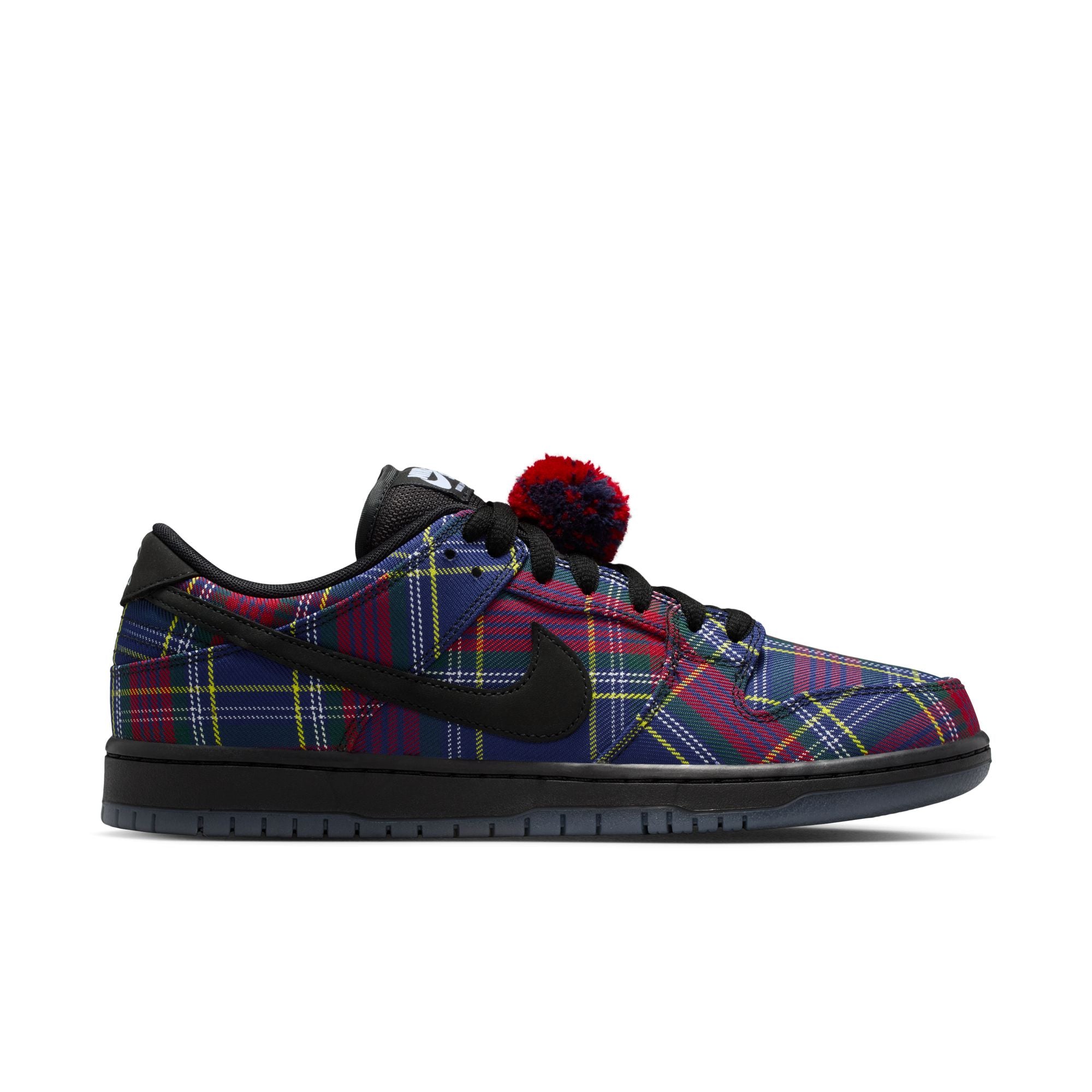 Nike SB x Nardwuar Dunk Low Pro QS Skateboard Shoe - University Red/Black-Yellow Strike