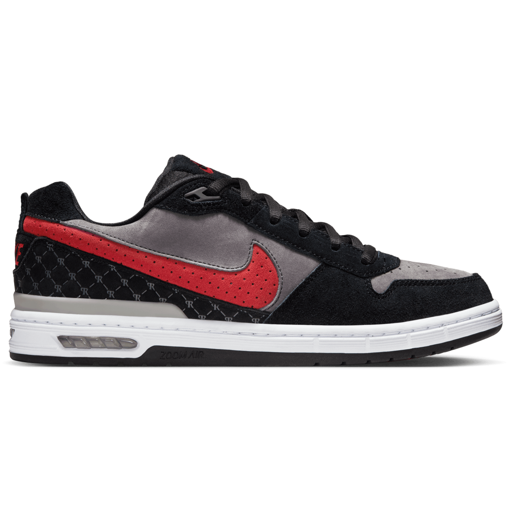 Black/Grey/Red P-Rod 1 Nike SB Skate Shoe