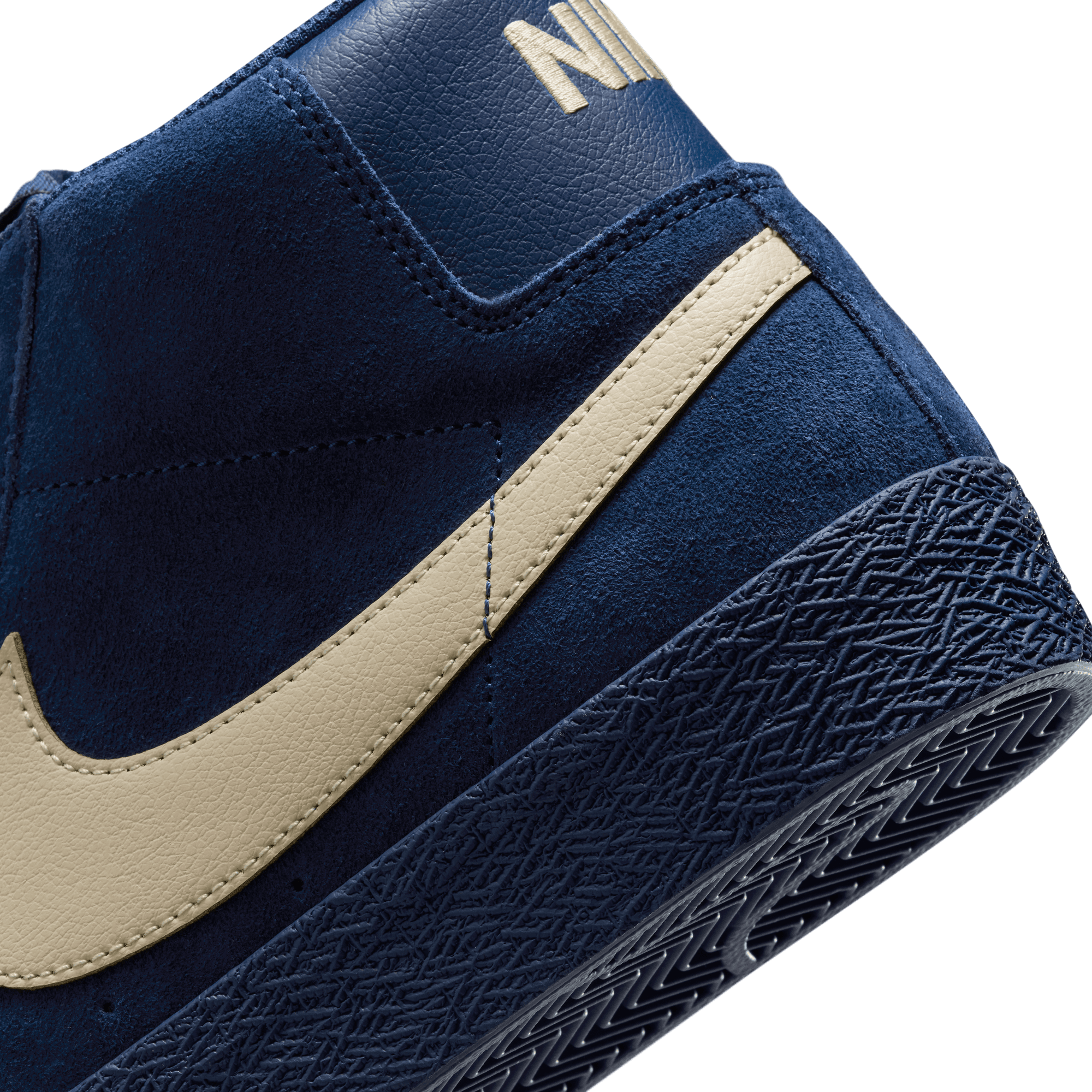 Coastal Blue Blazer Mid Nike SB Skate Shoe Detail