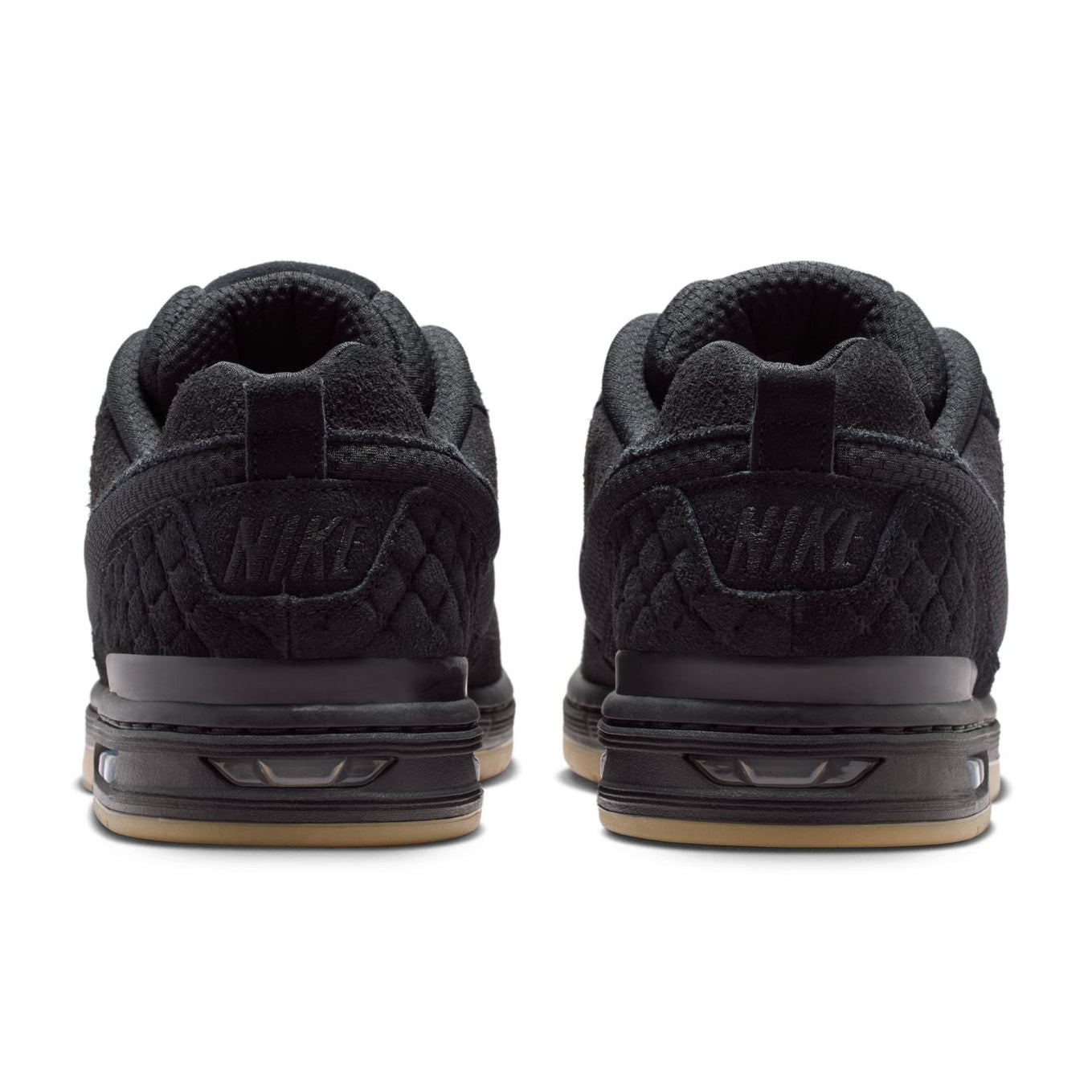 Black/Gum P-Rod Nike SB Skate Shoe Back