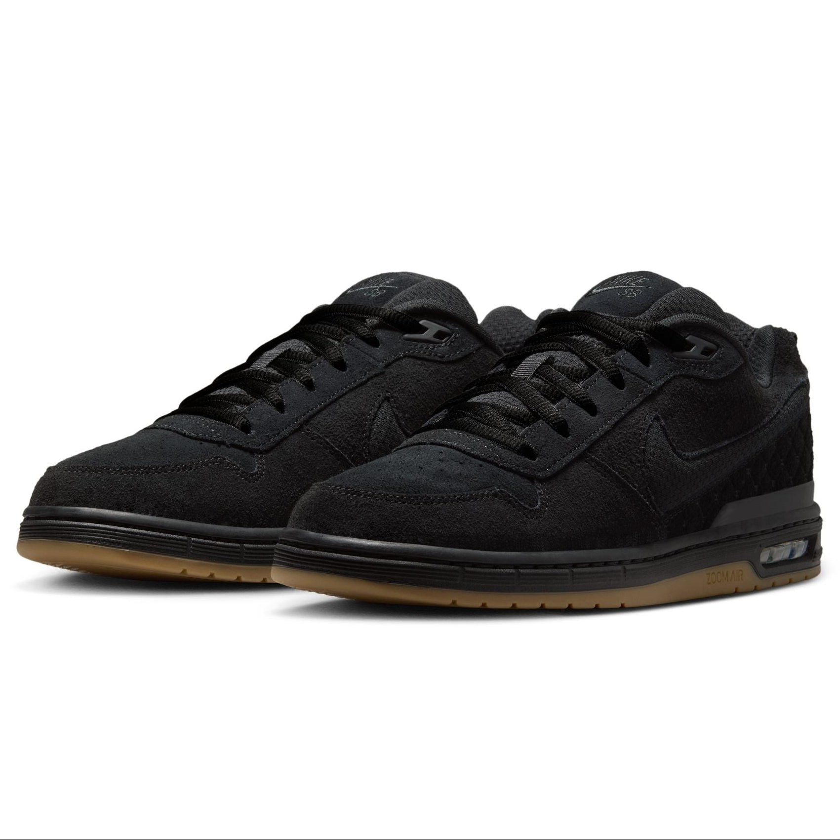 Black/Gum P-Rod Nike SB Skate Shoe Front