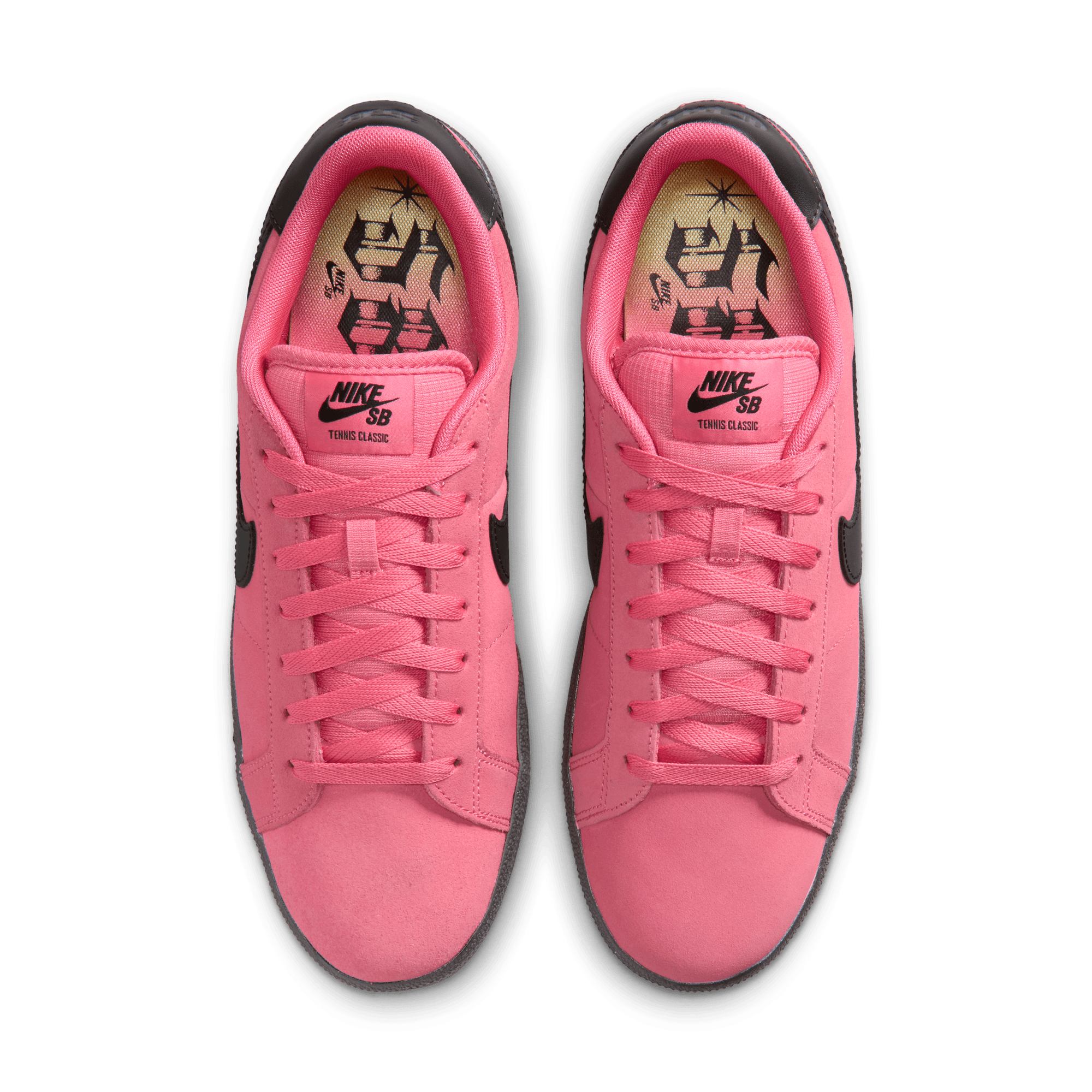 Hyper Pink Nike SB Tennis Classic Skate Shoe Top