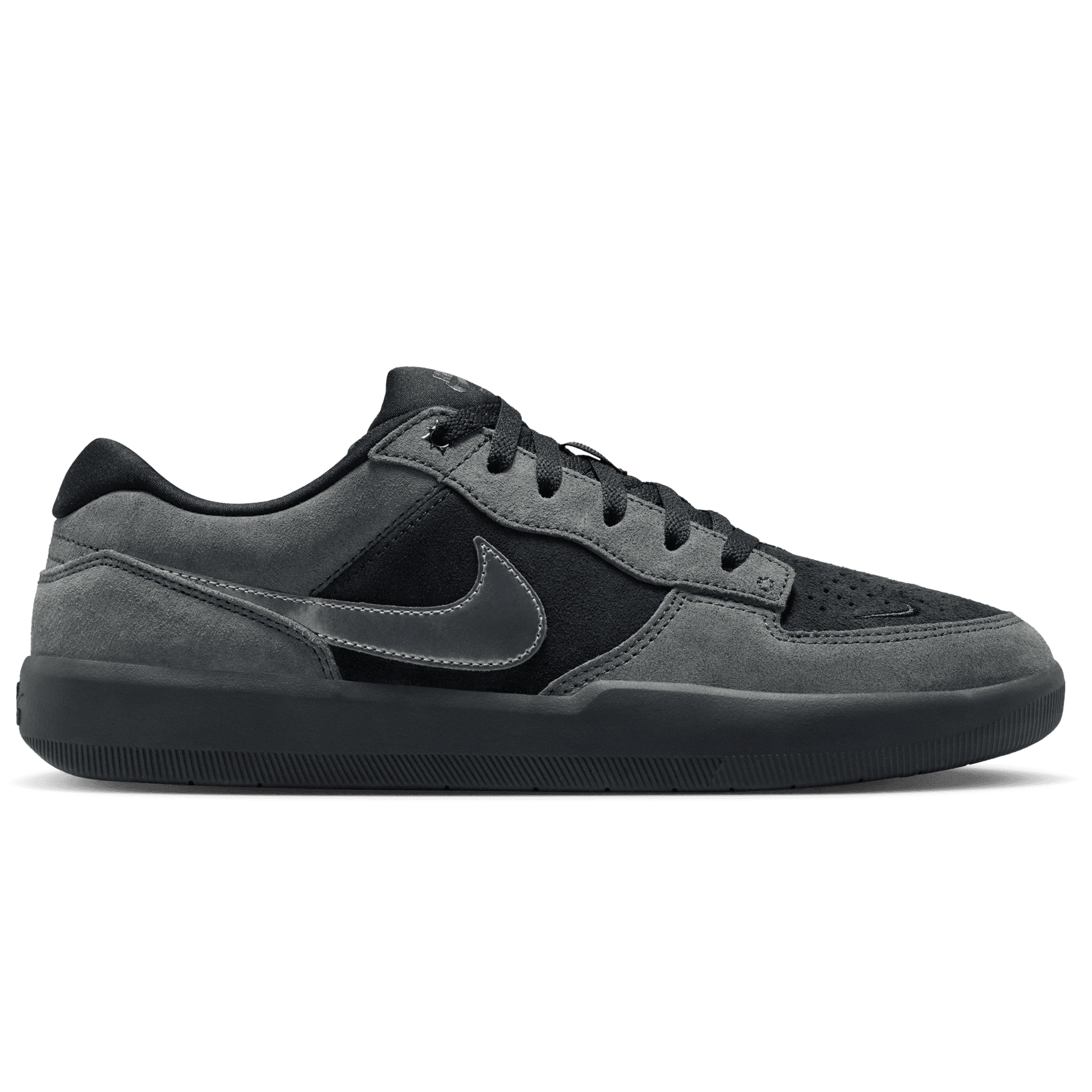 Black/Dark Grey Force 58 Nike SB Skate Shoe