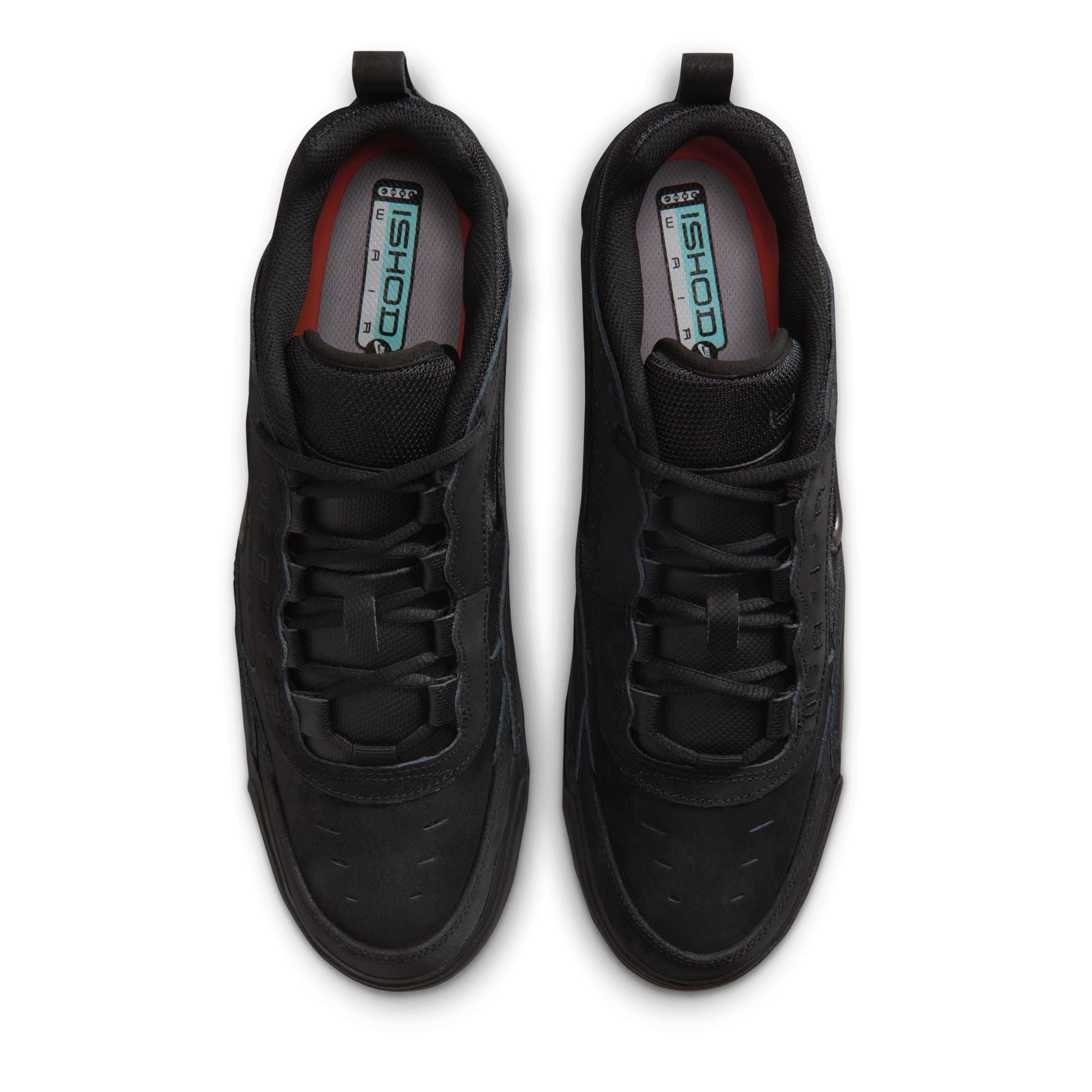 Black/Gum Air Max Ishod Nike SB Skate Shoe Top