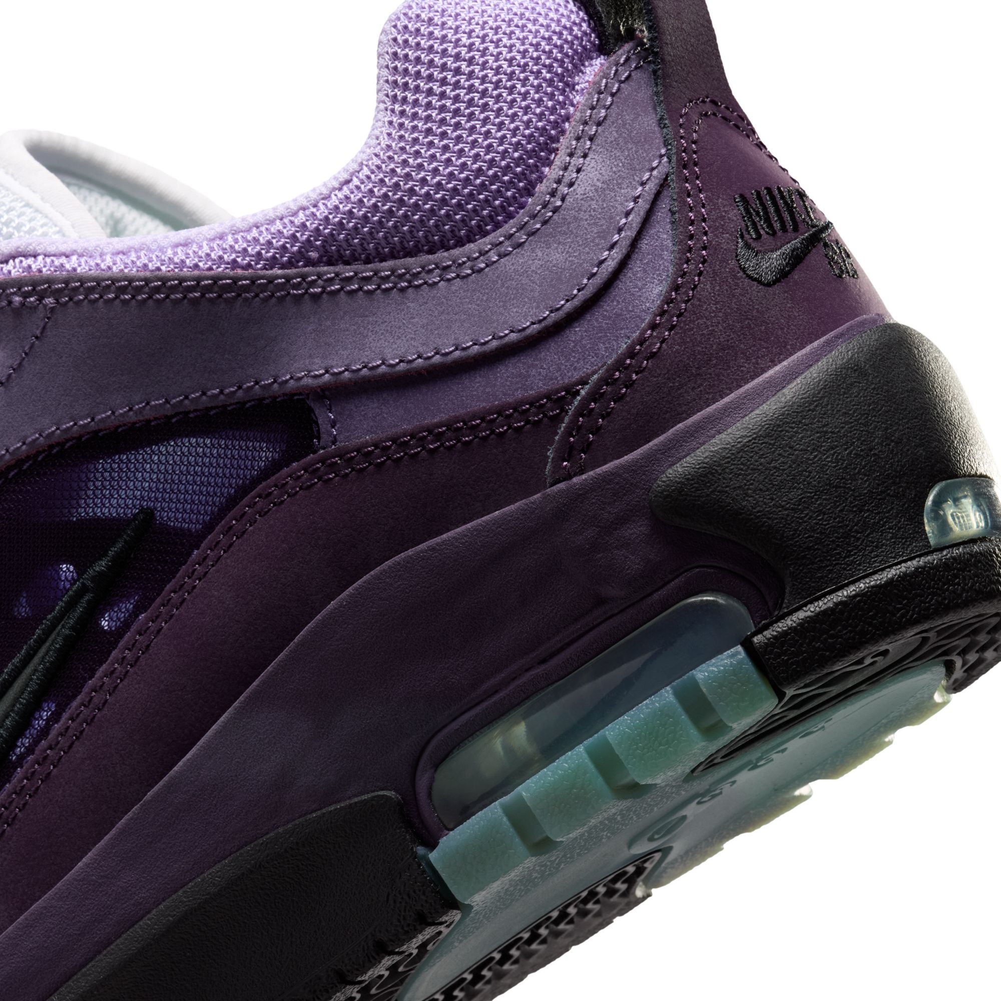 Purple Ishod Wair 2 Airmax Nike SB Skate Shoe Detail