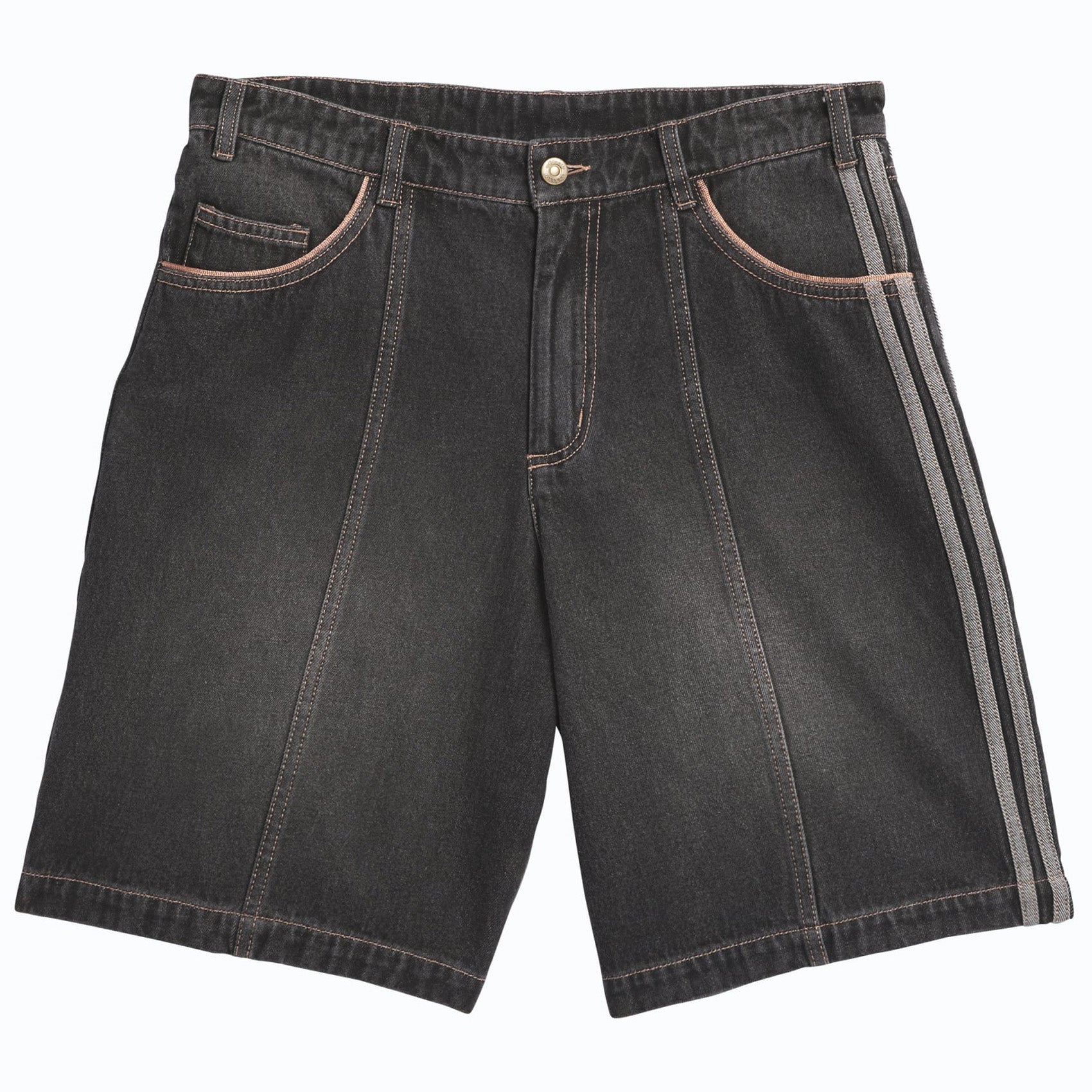 Black Tyshawn Denim Adidas Short
