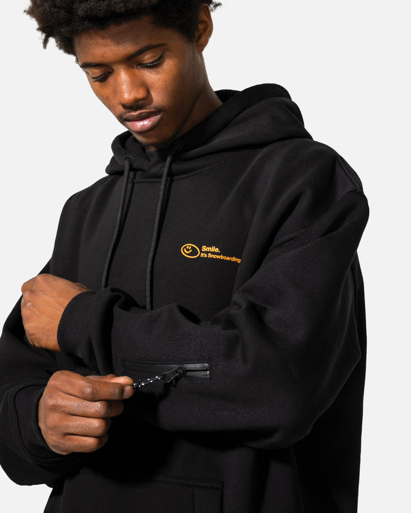 Black Snowproof Bataleon Hoodie Details