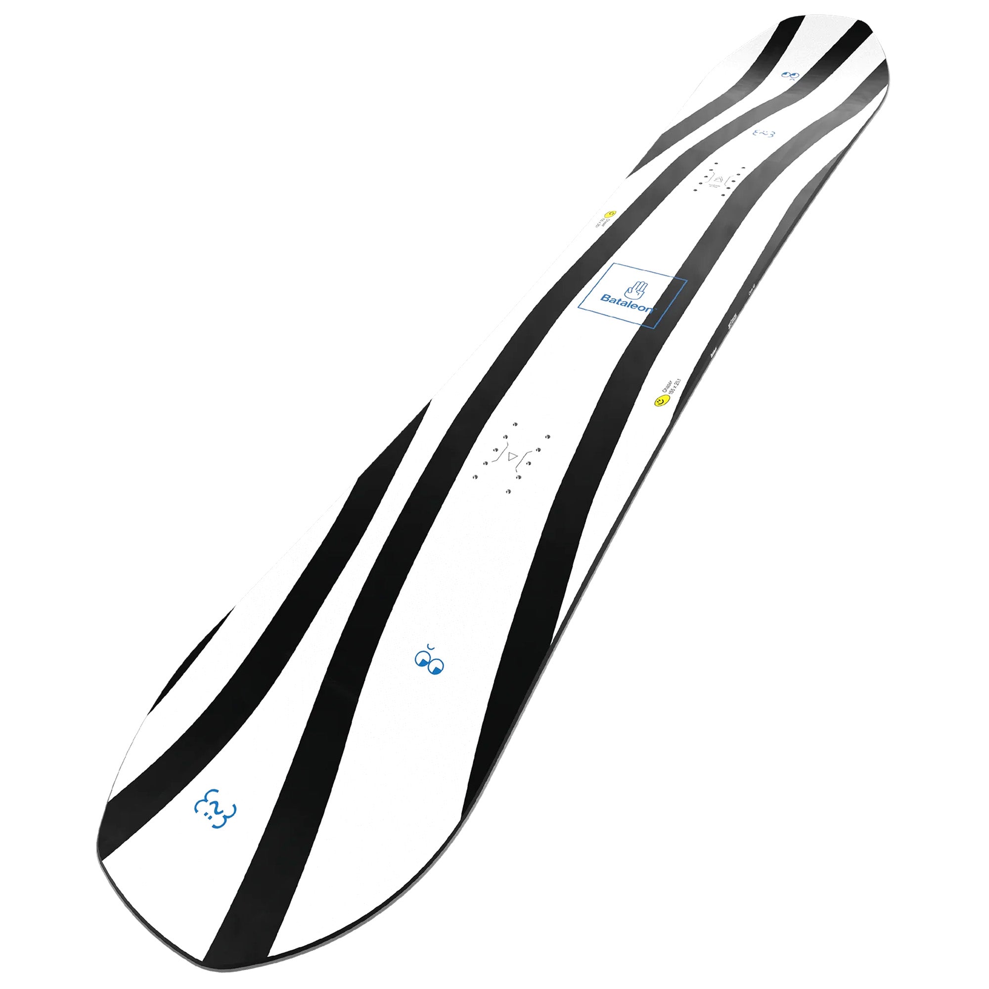 Striped 2025 Bataleon Chaser SnowboardSide