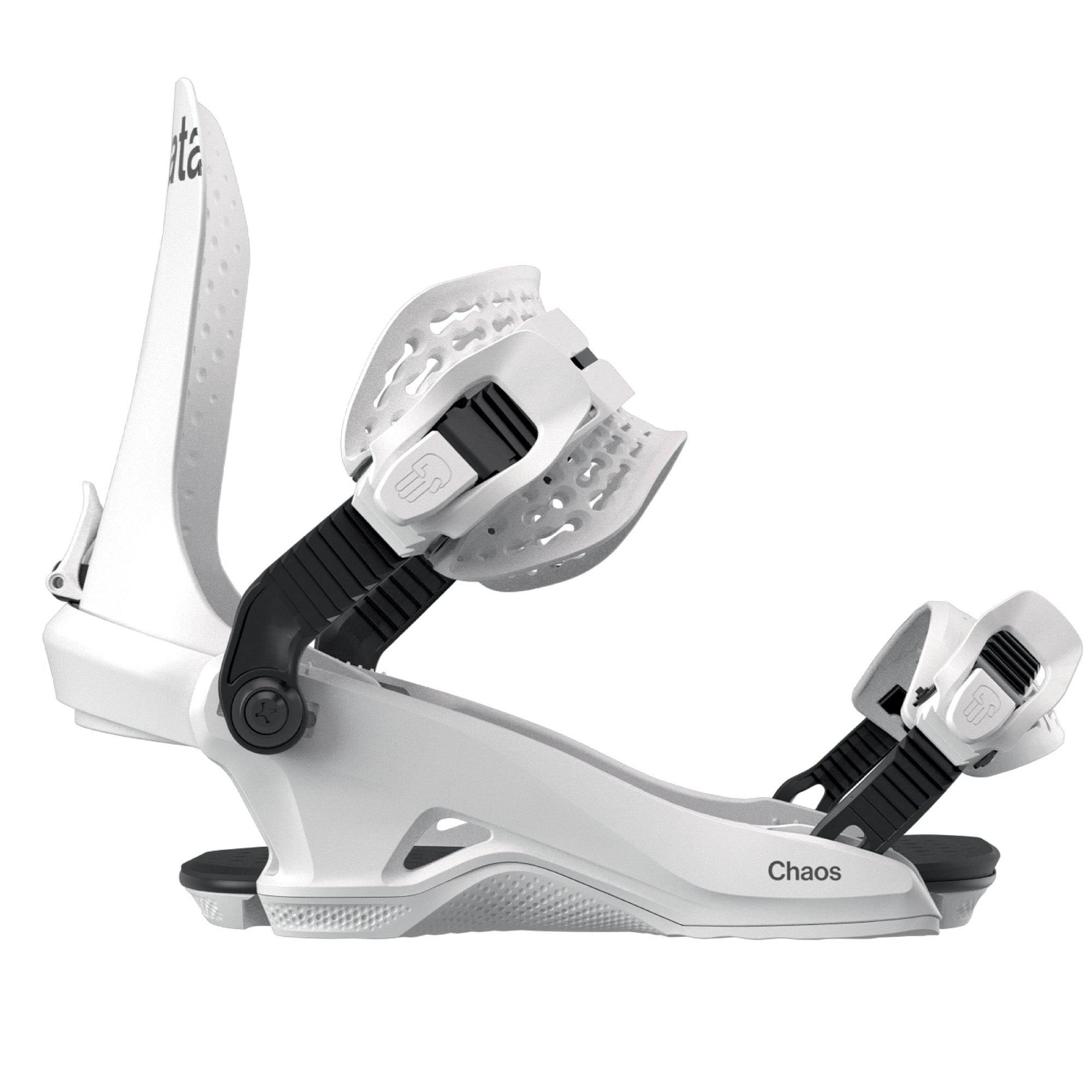 2026 White Bataleon Chaos HW snowboard Bindings