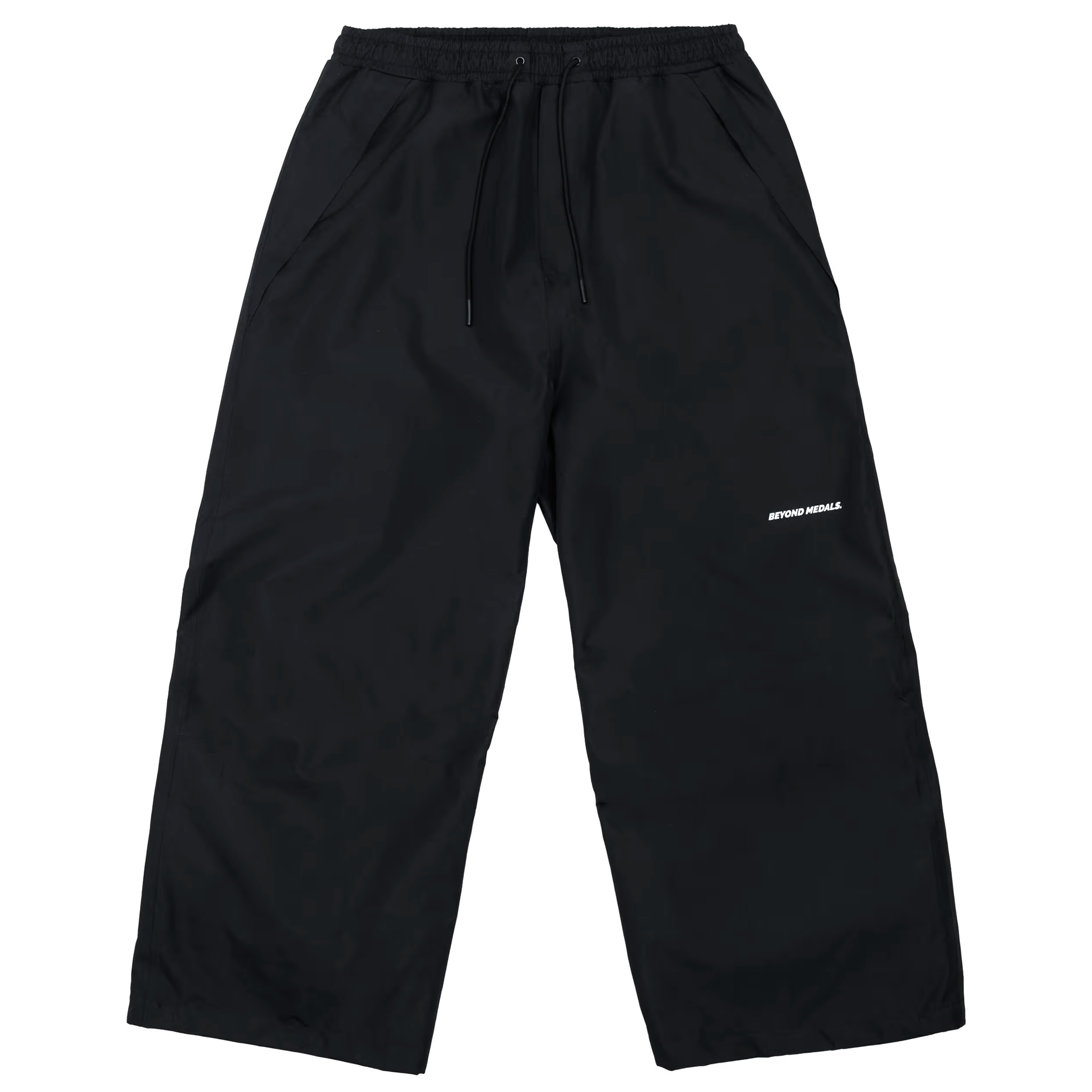 Black Beyond Medals Park snowboard pants with a baggy fit