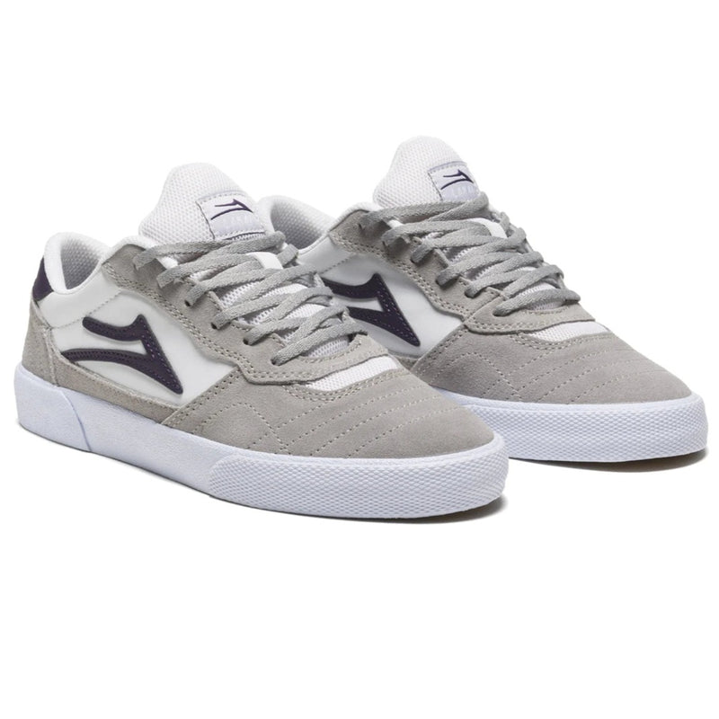 Grey/White Cambridge Lakai Skate Shoe Front