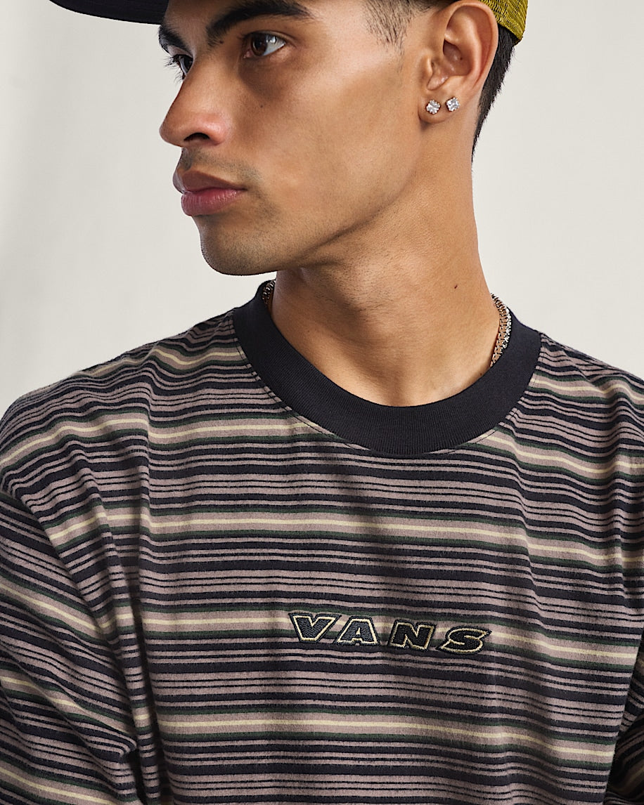 Walnut Cameron Vans Stripe Tee