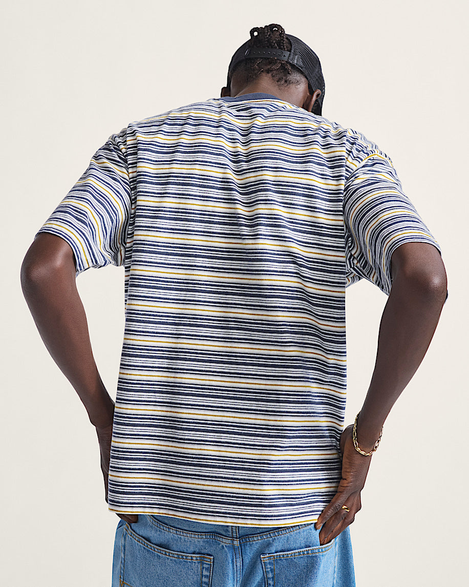 Marshmallow Cameron Vans Stripe Tee