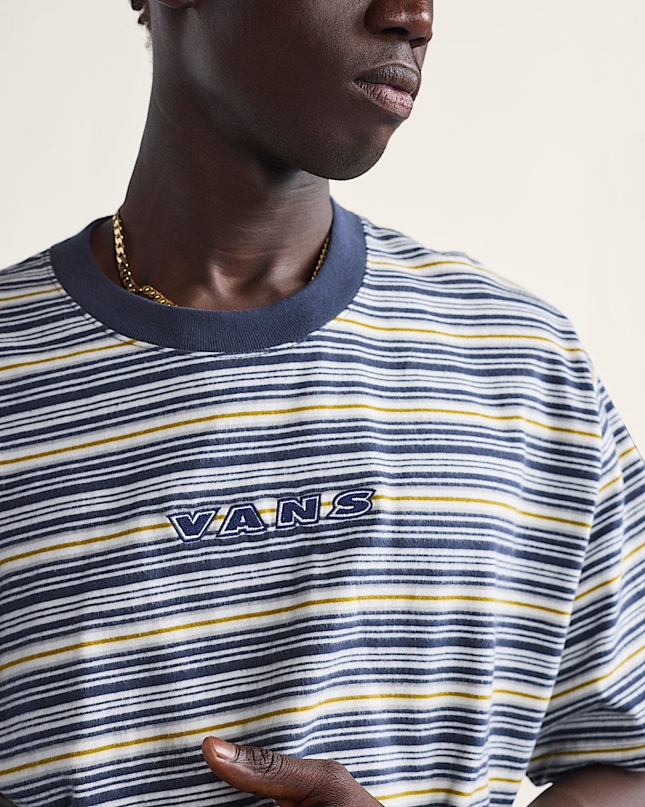 Marshmallow Cameron Vans Stripe Tee