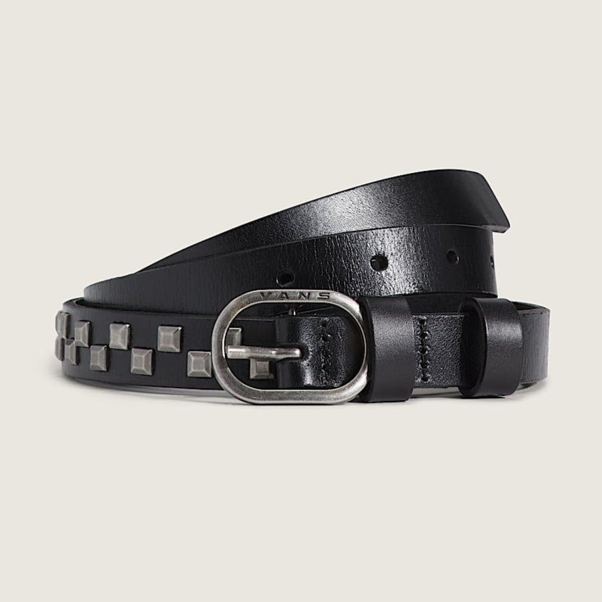 Check Leather Vans Belt