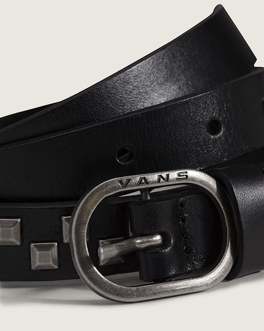 Check Leather Vans Belt