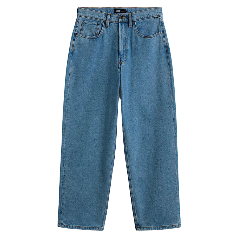 Stonewash Blue Check-5 Baggy Vans Pants