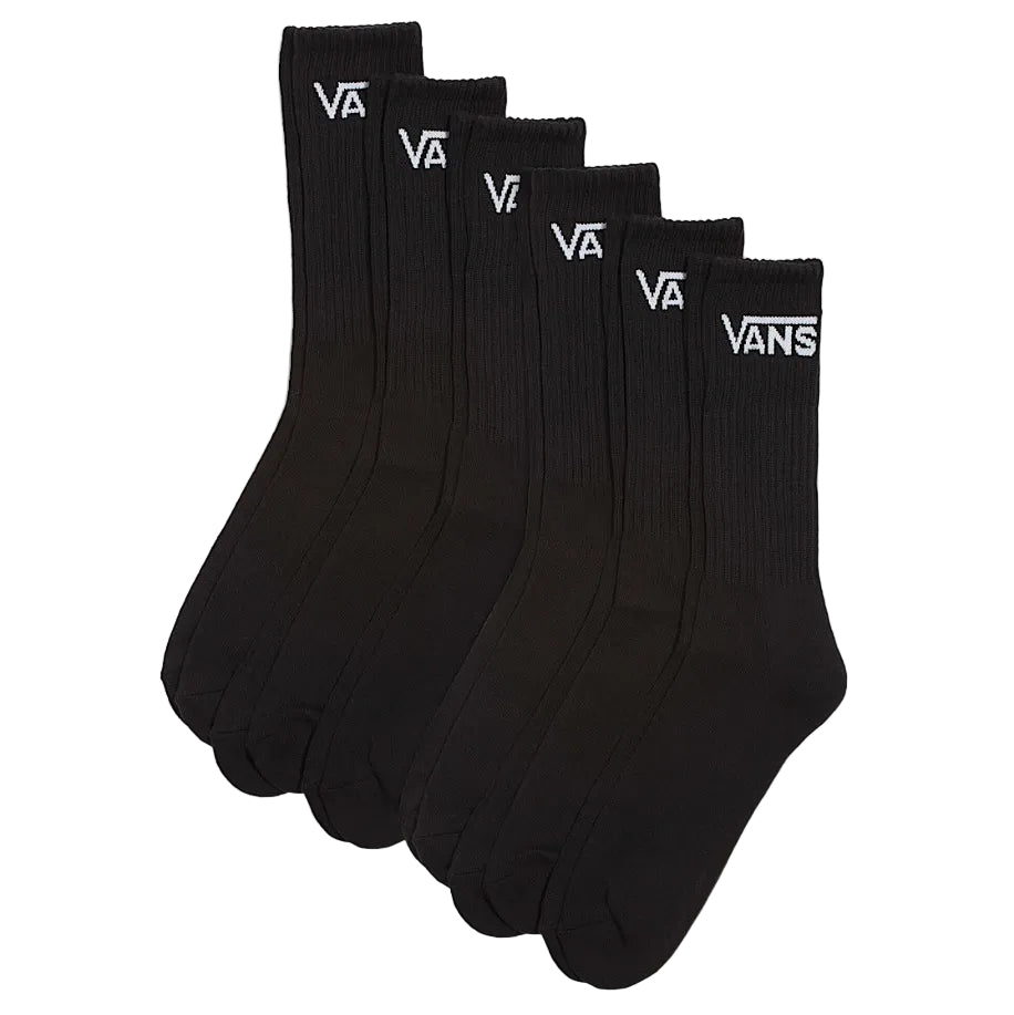 Black 6-Pack Vans Socks