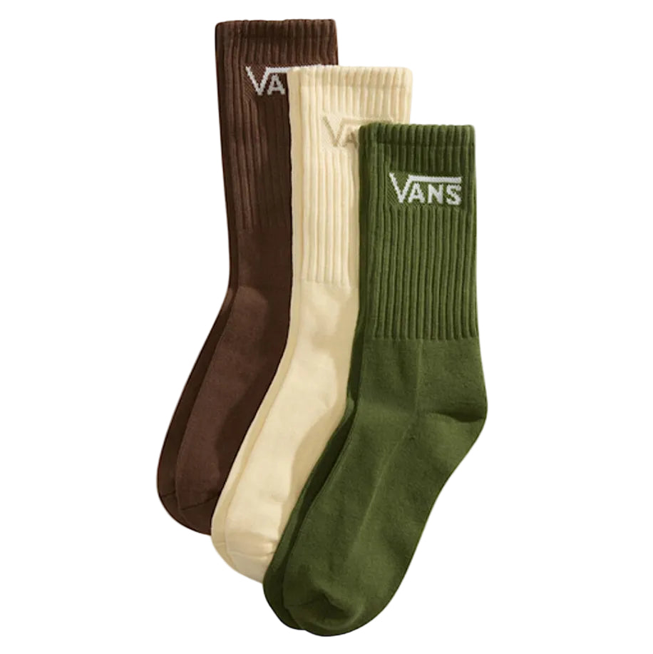 Vans Classic Crew Sock 3-Pack - Green Balsam