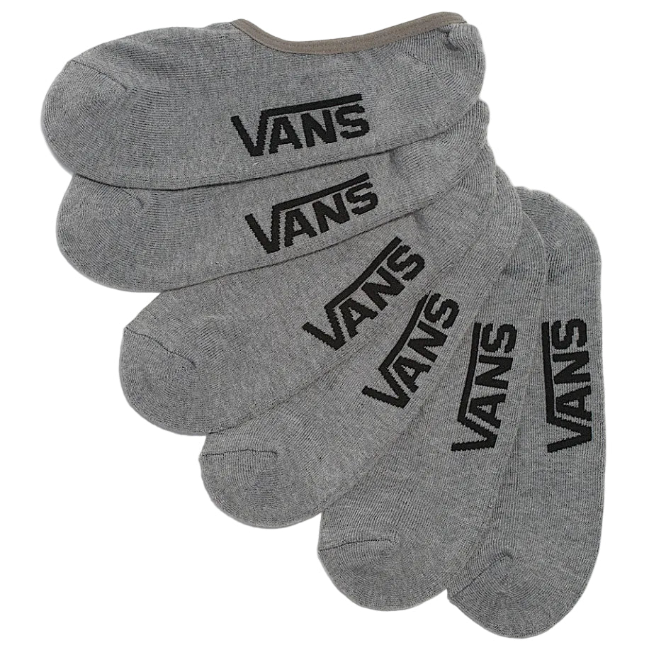 Heather Grey No Show Vans Socks