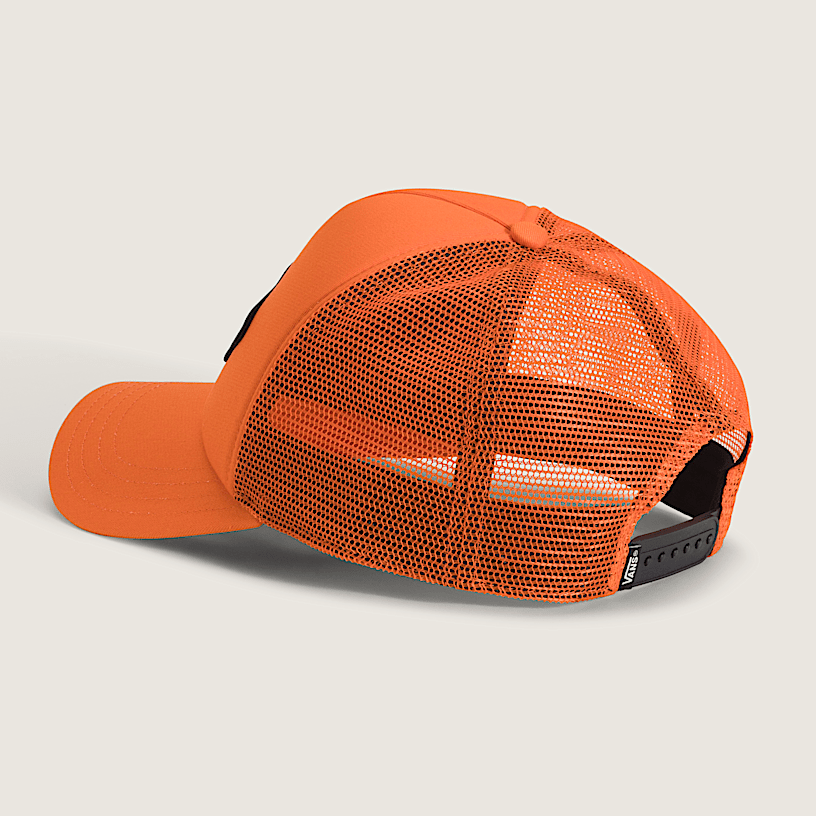 Flame Red Classic Vans trucker hat Back